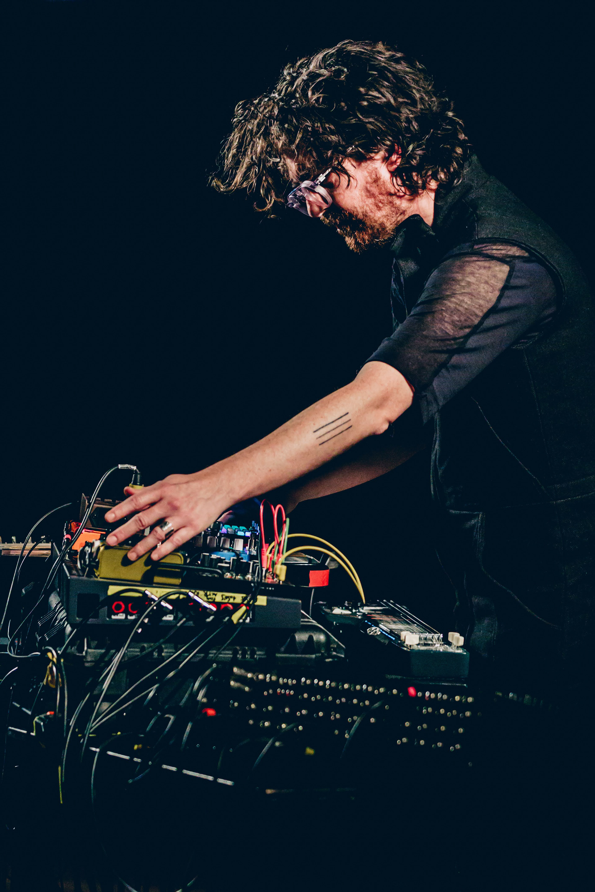 Credit: Green Yang. With Eve Egoyan live at Toronto Music Gallery 2023.