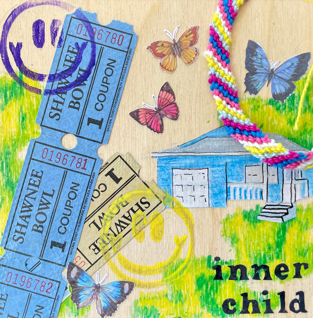 "Reminiscing" Mixed Media. 2021.  