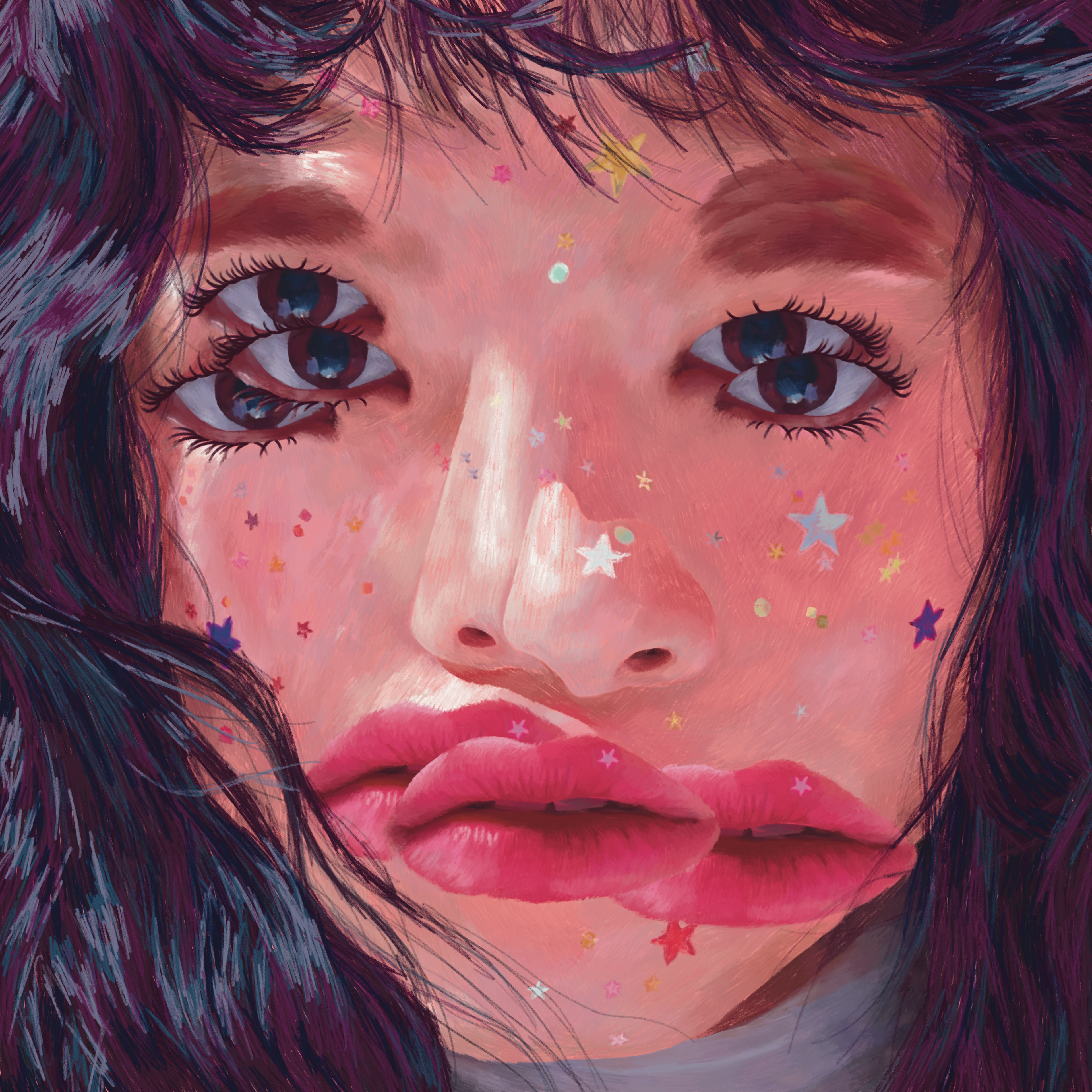 "Space Girl" Digital. 2023.