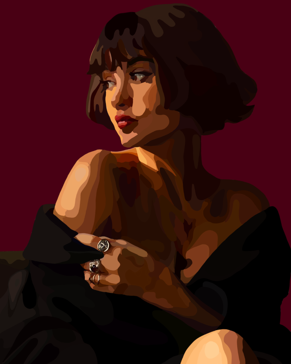 "Rosé Lady" Digital. 2020.