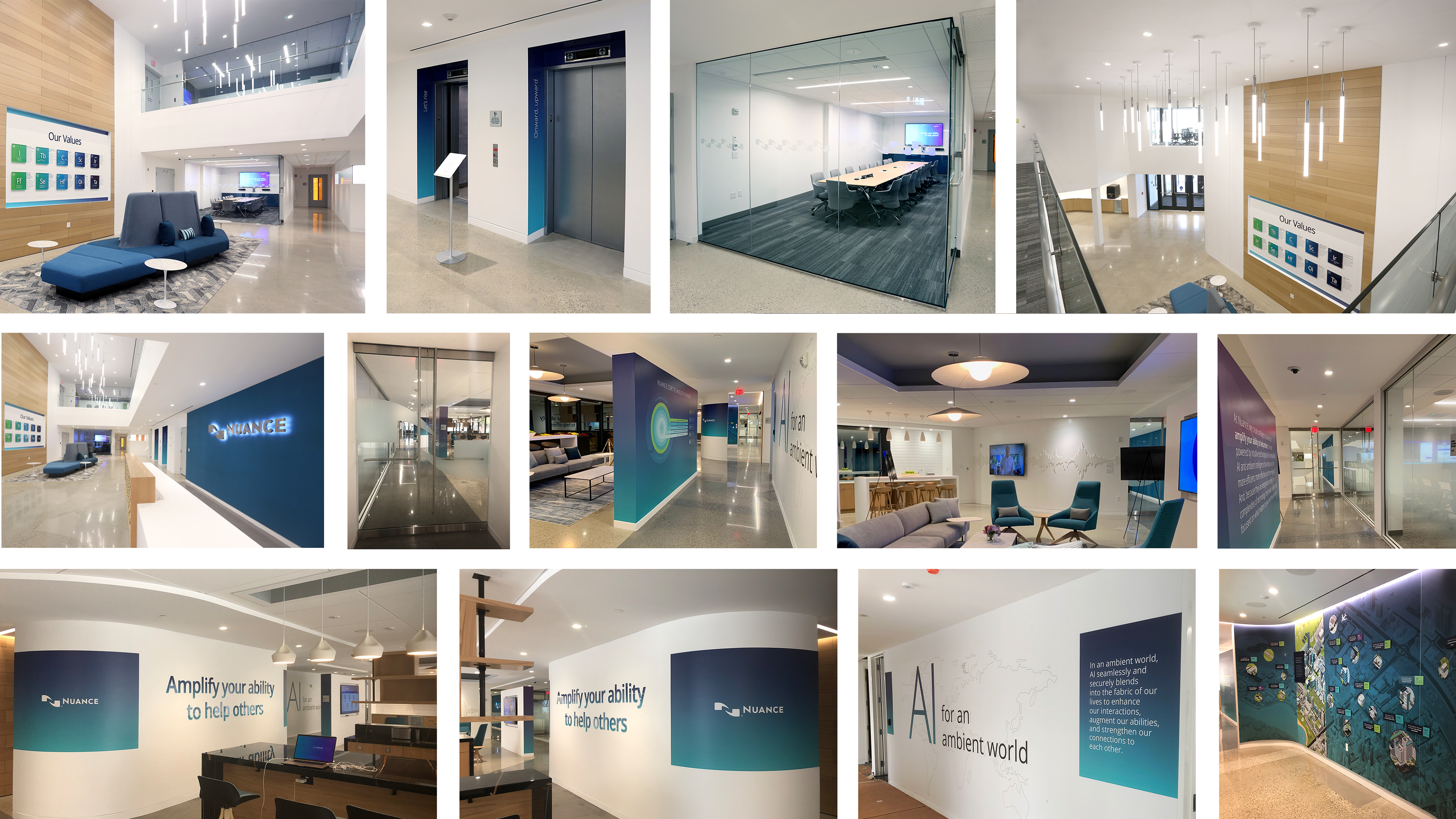 Customer Experience Center, Nuance Headquarters, Burlington, MA