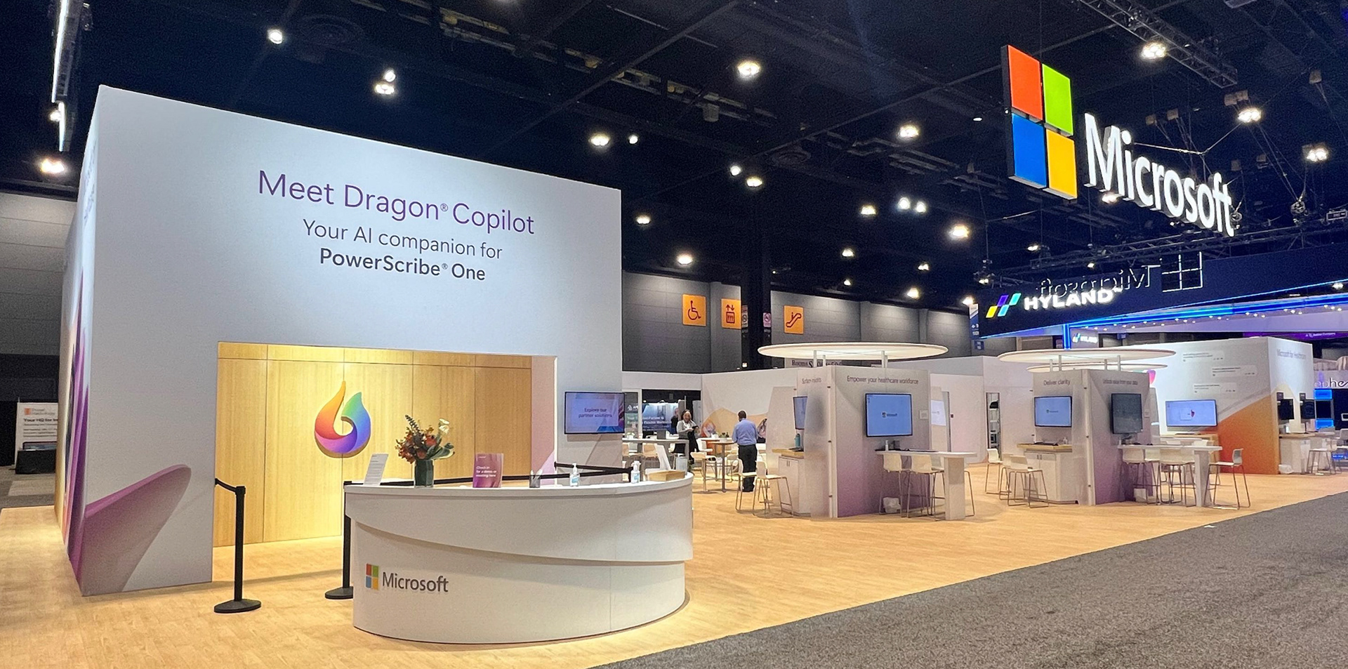 RSNA 2025, Chicago: Microsoft booth for world's largest radiology conference and trade show, drawing tens of thousands of professionals and hundreds of vendors for cutting-edge technology, education, and networking