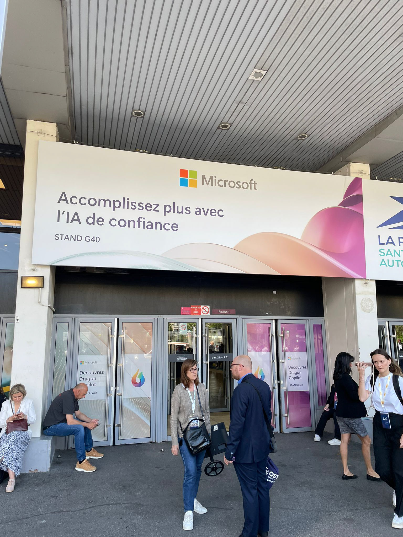 Exterior signage at Sant Expo 2025