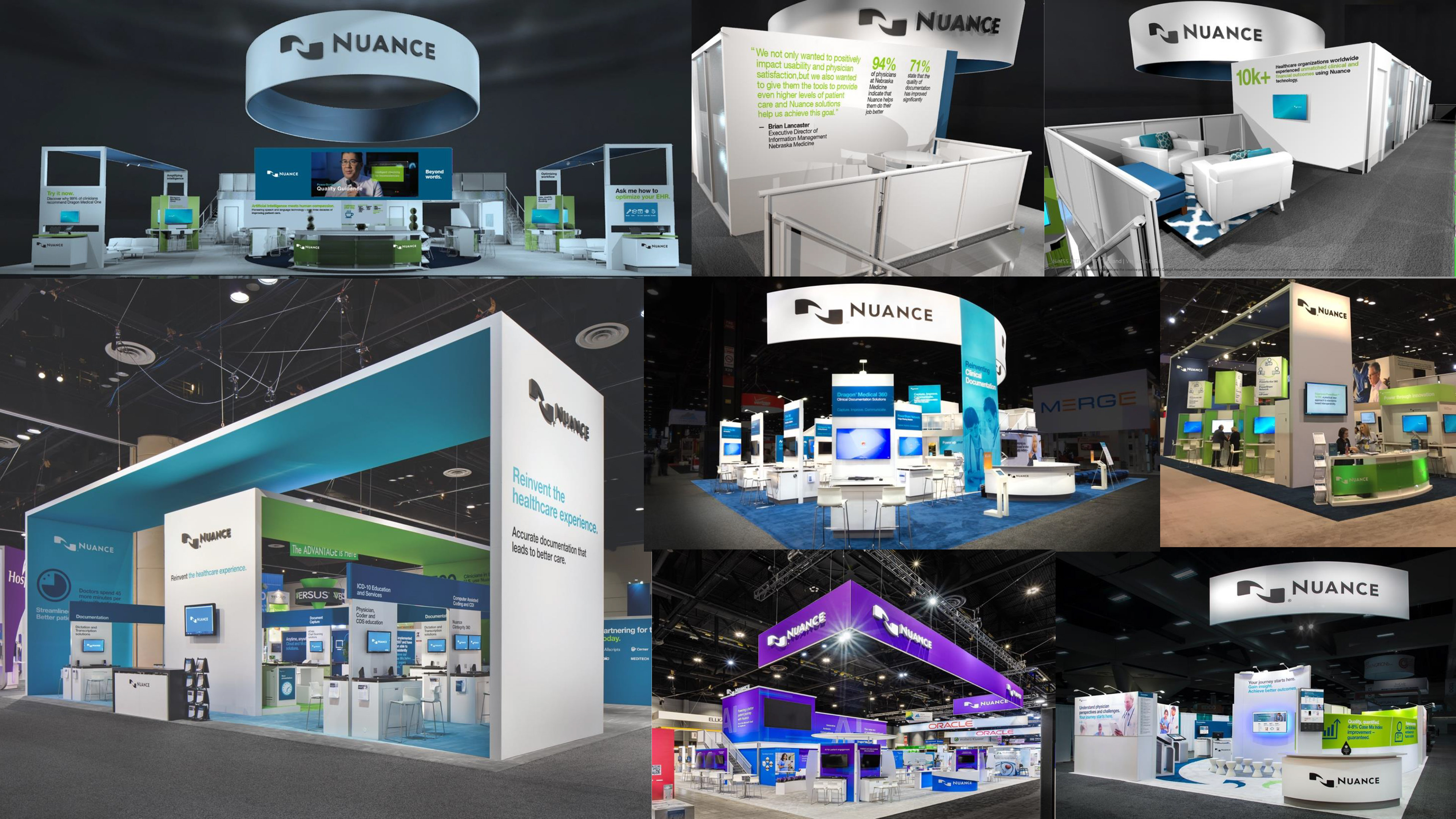 Tradeshow design work: 2012-2019