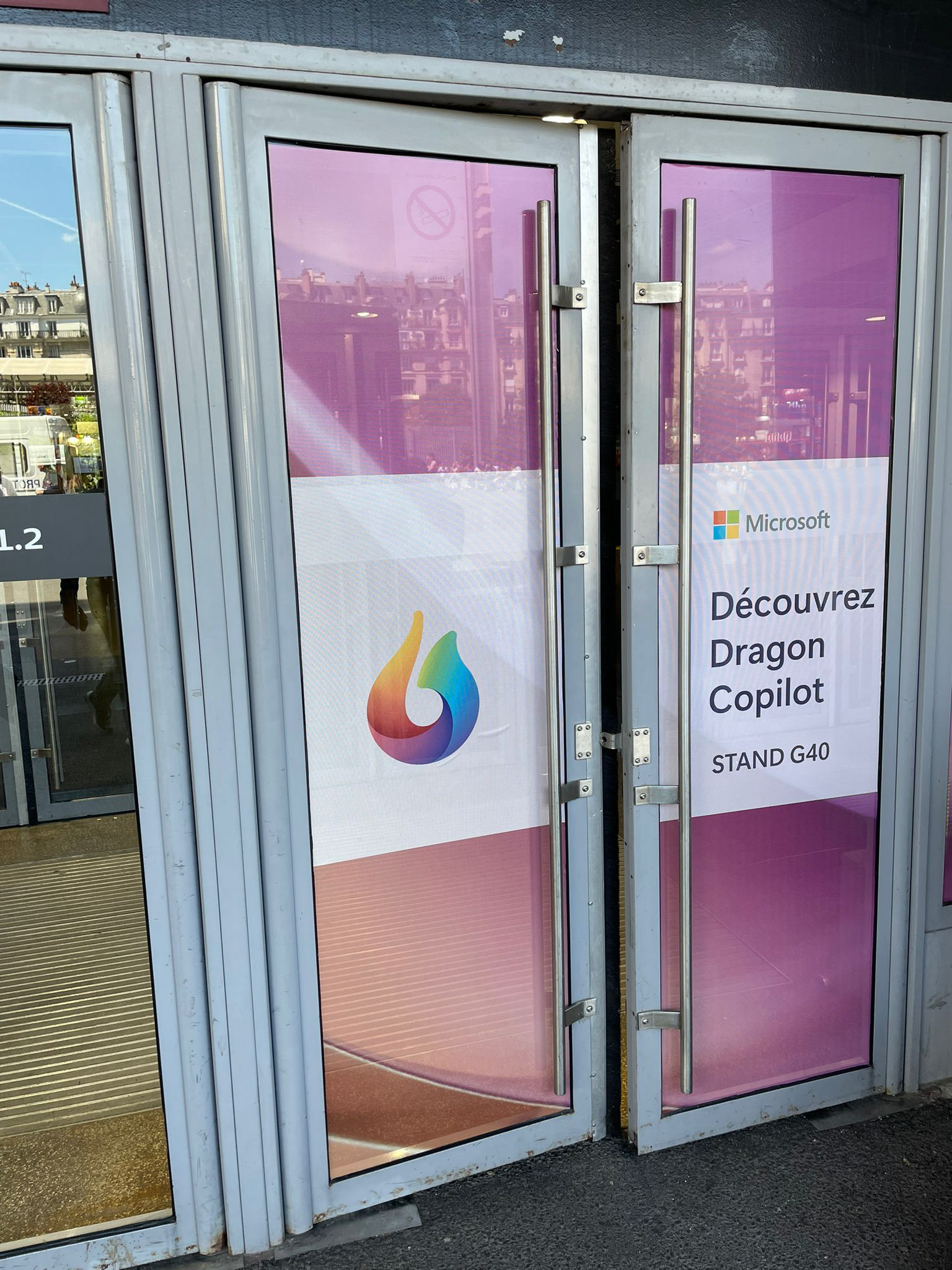 Exterior signage at Sant Expo 2025