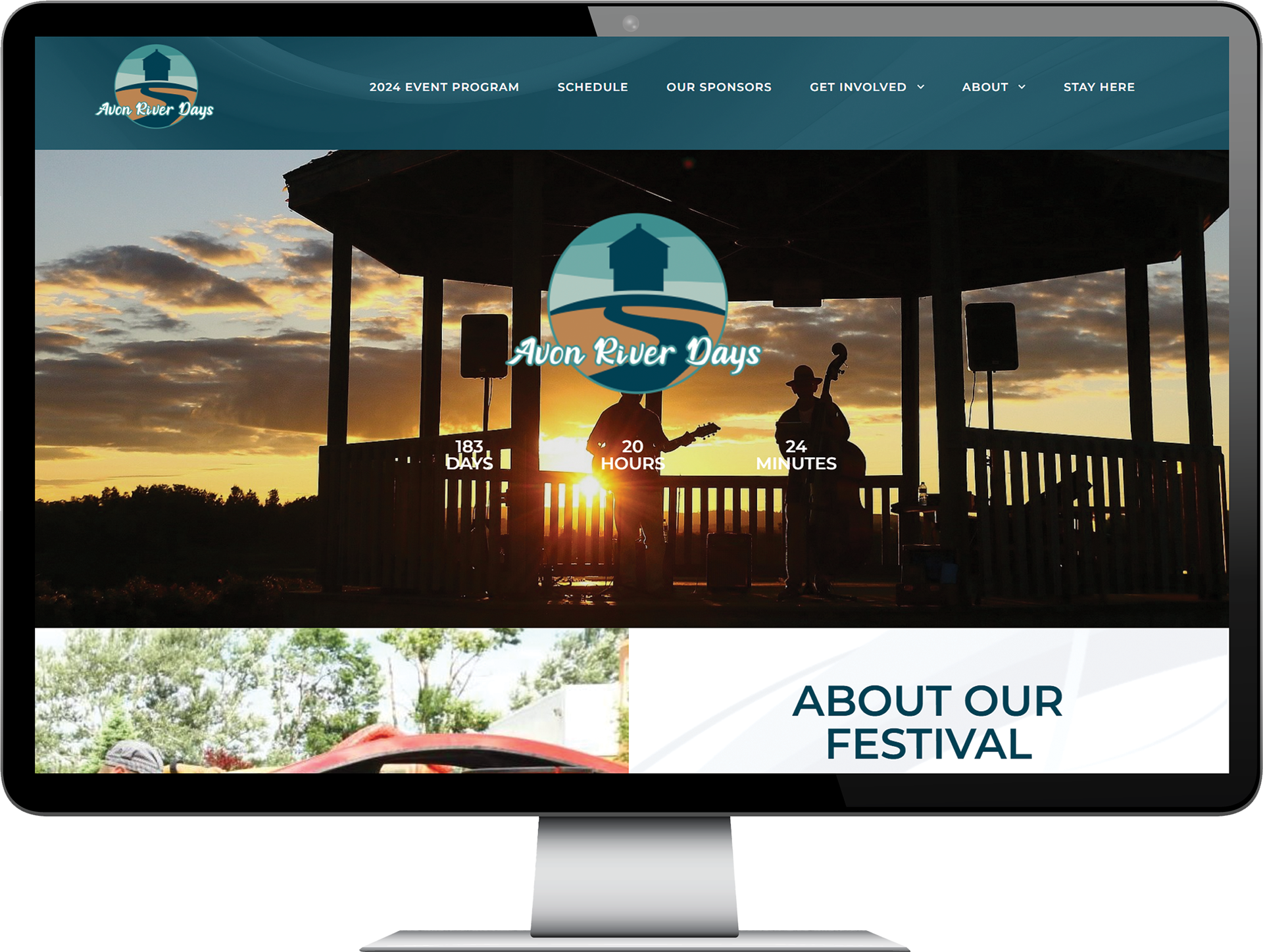 Avon River Days, www.avonriverdays.ca, Nova Scotia web design