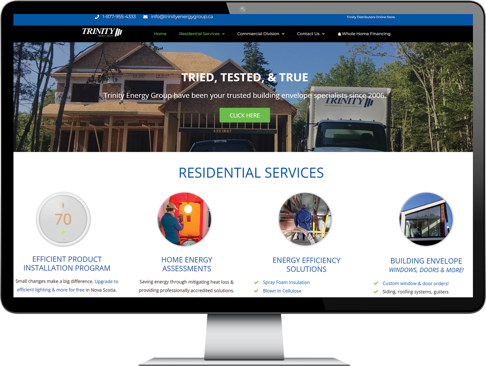 Trinity Energy Group, www.trinityenergygroup.ca, Nova Scotia web design
