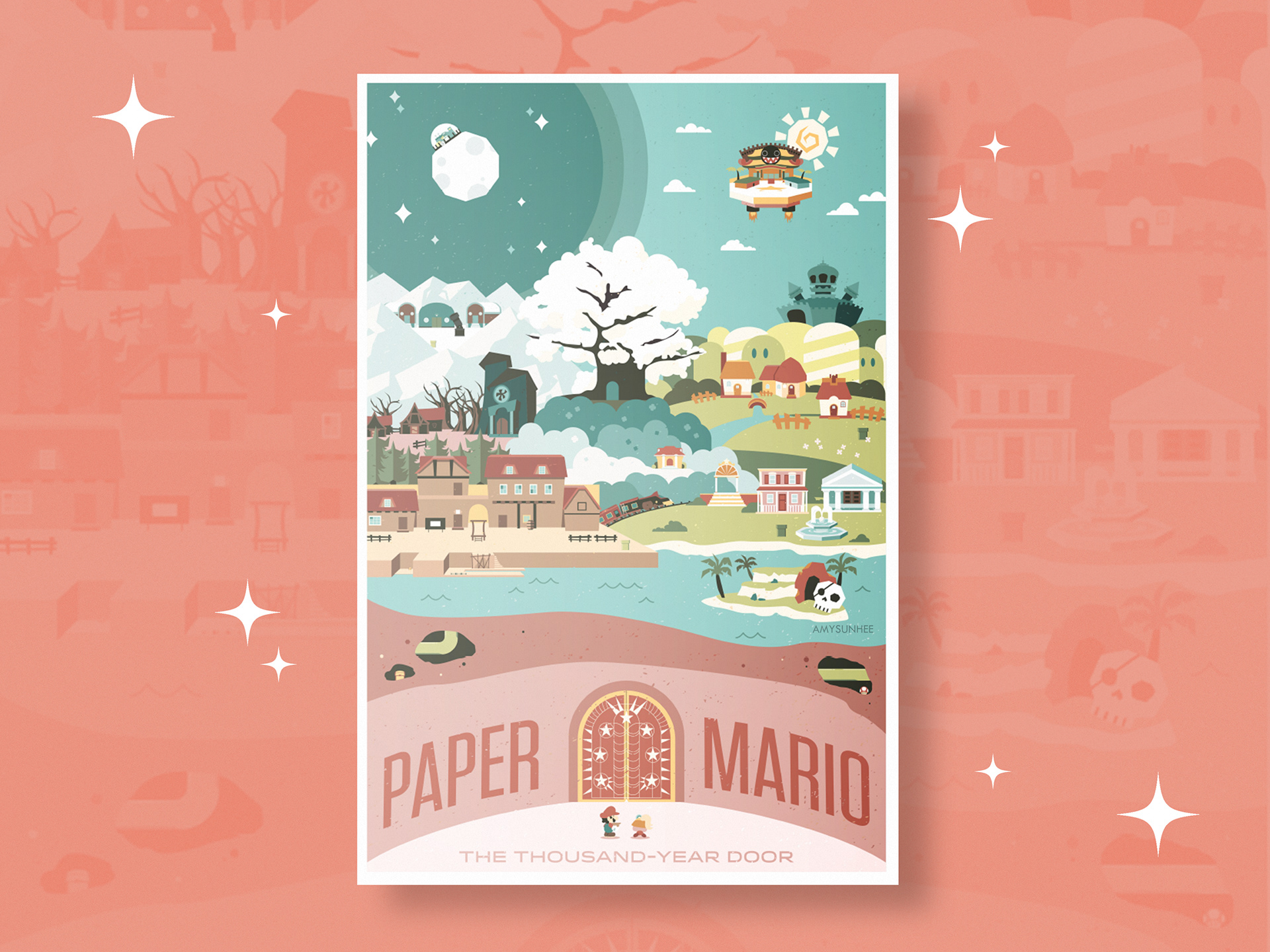 Overworld Map | Paper Mario: The Thousand Year Door