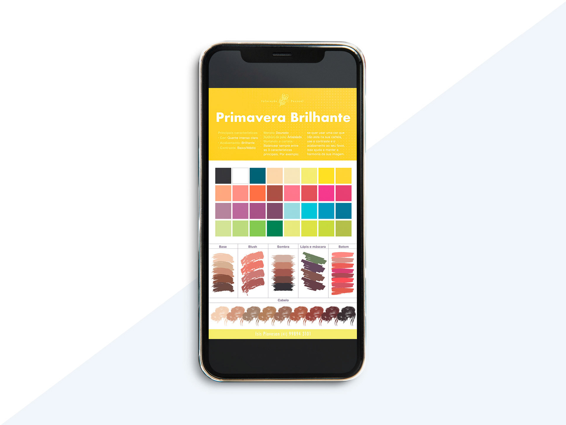 Premium mobile phone screen mockup template