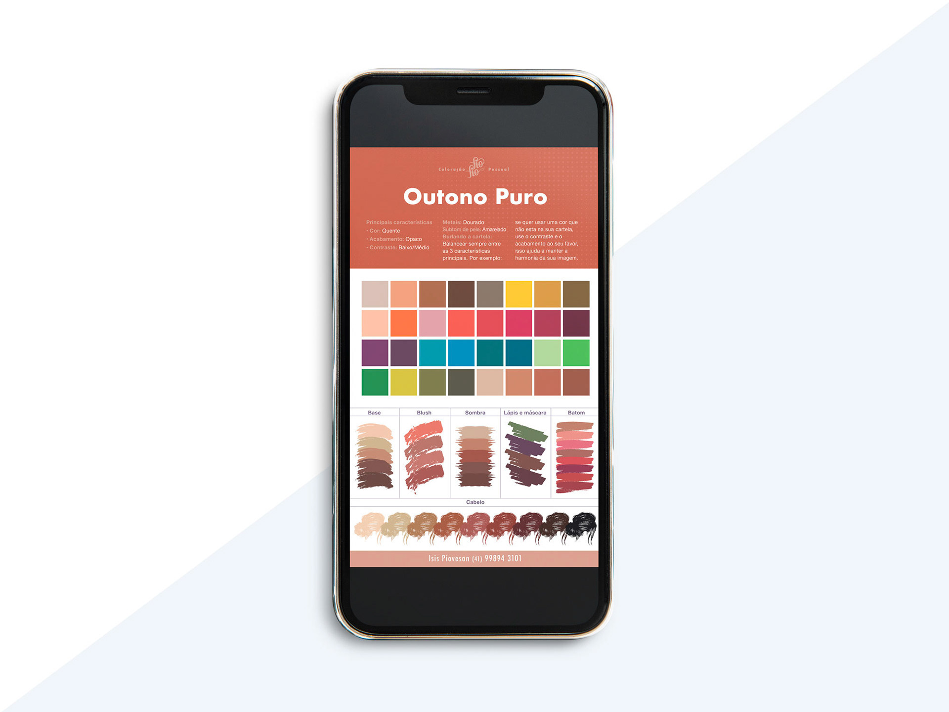 Premium mobile phone screen mockup template