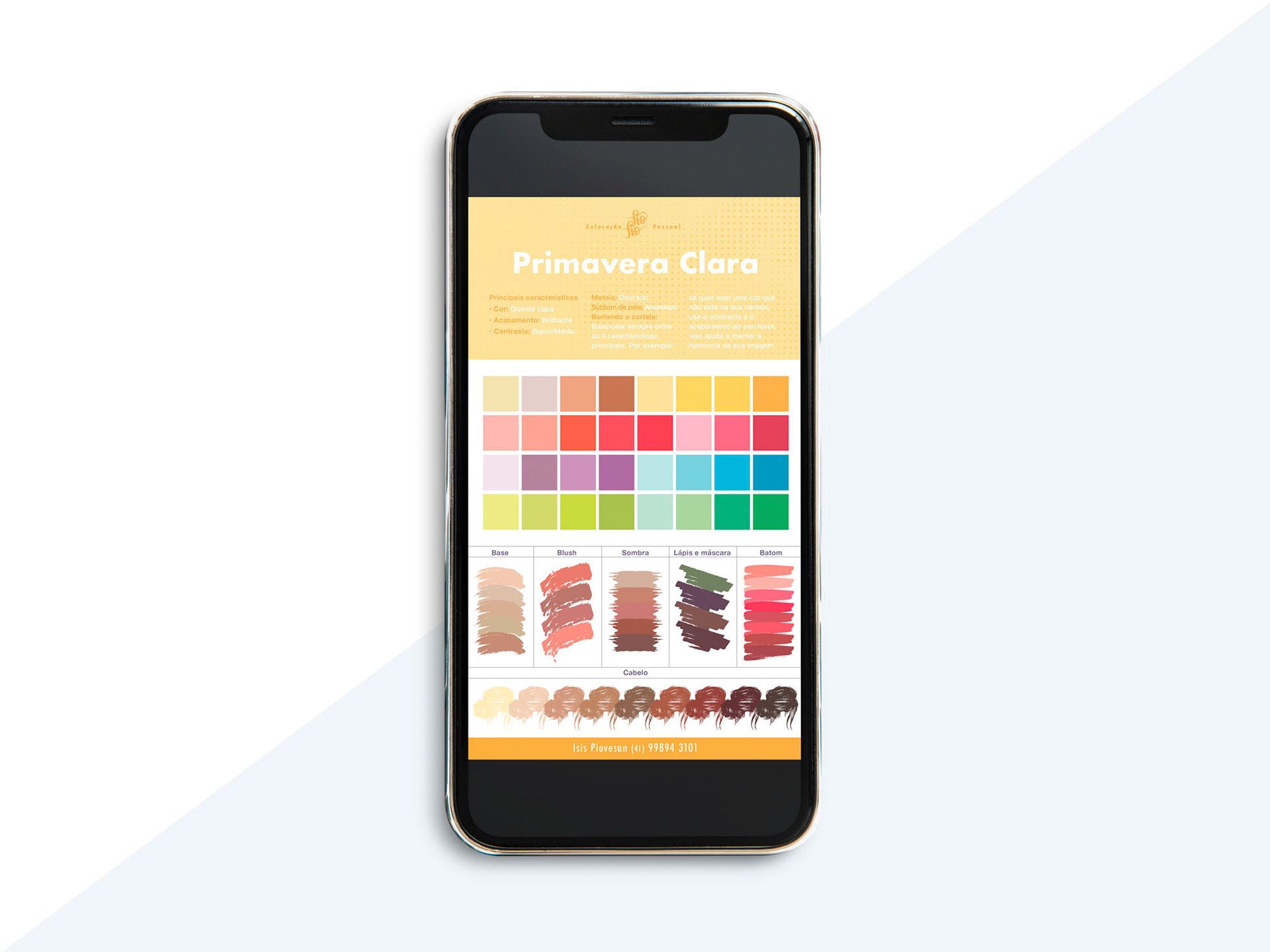 Premium mobile phone screen mockup template