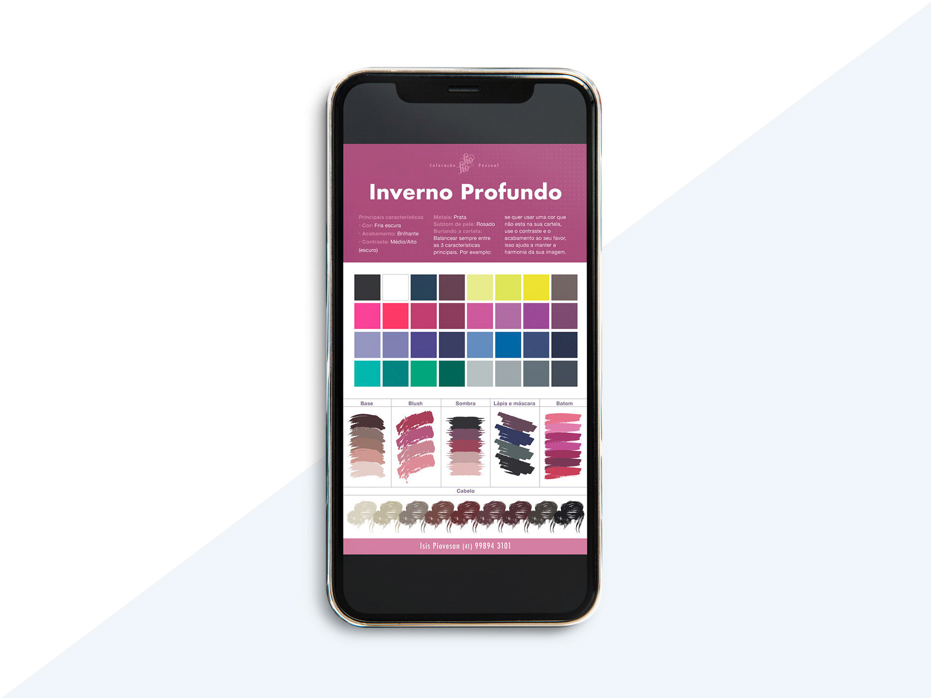 Premium mobile phone screen mockup template