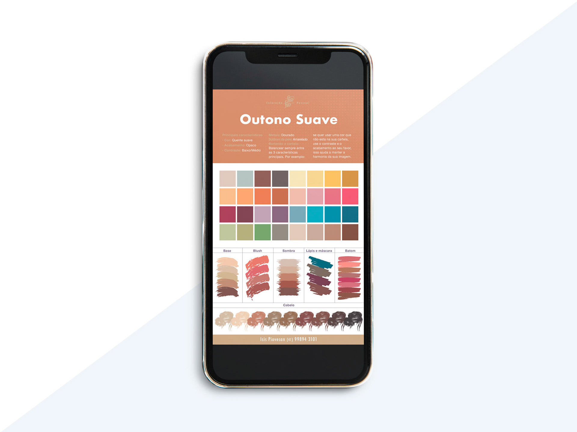 Premium mobile phone screen mockup template