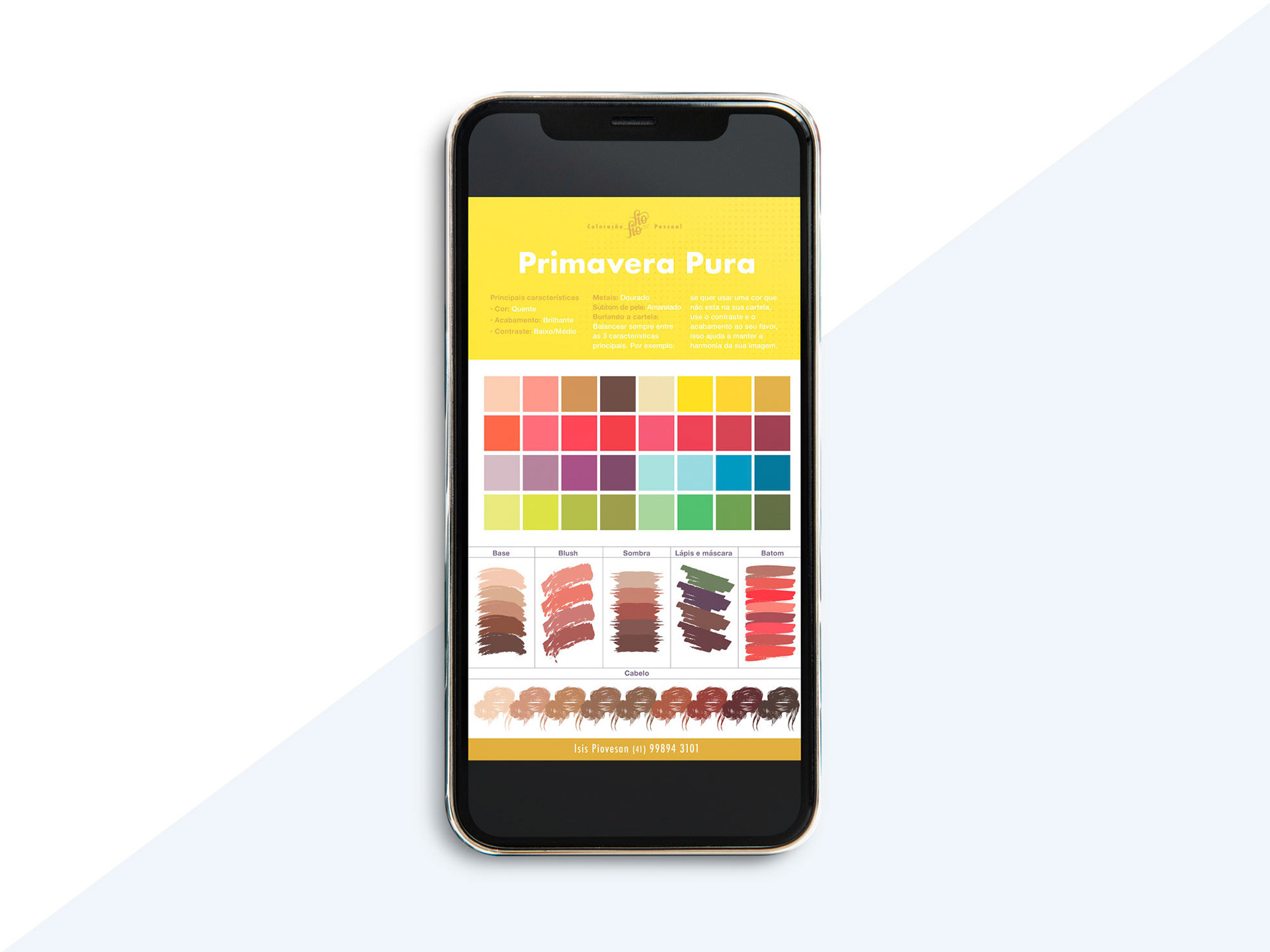 Premium mobile phone screen mockup template