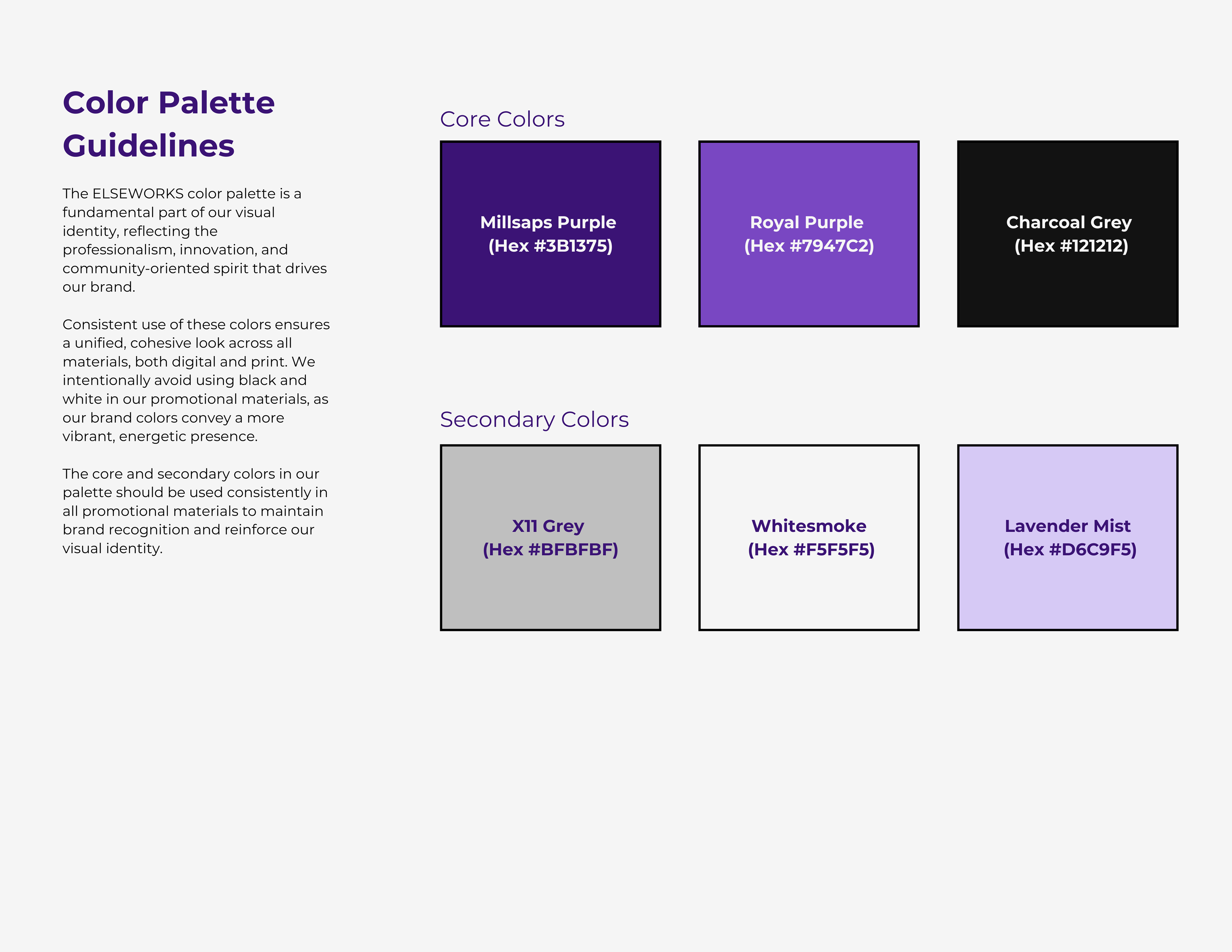 Color Palette Guidelines | Brand Standards Guide