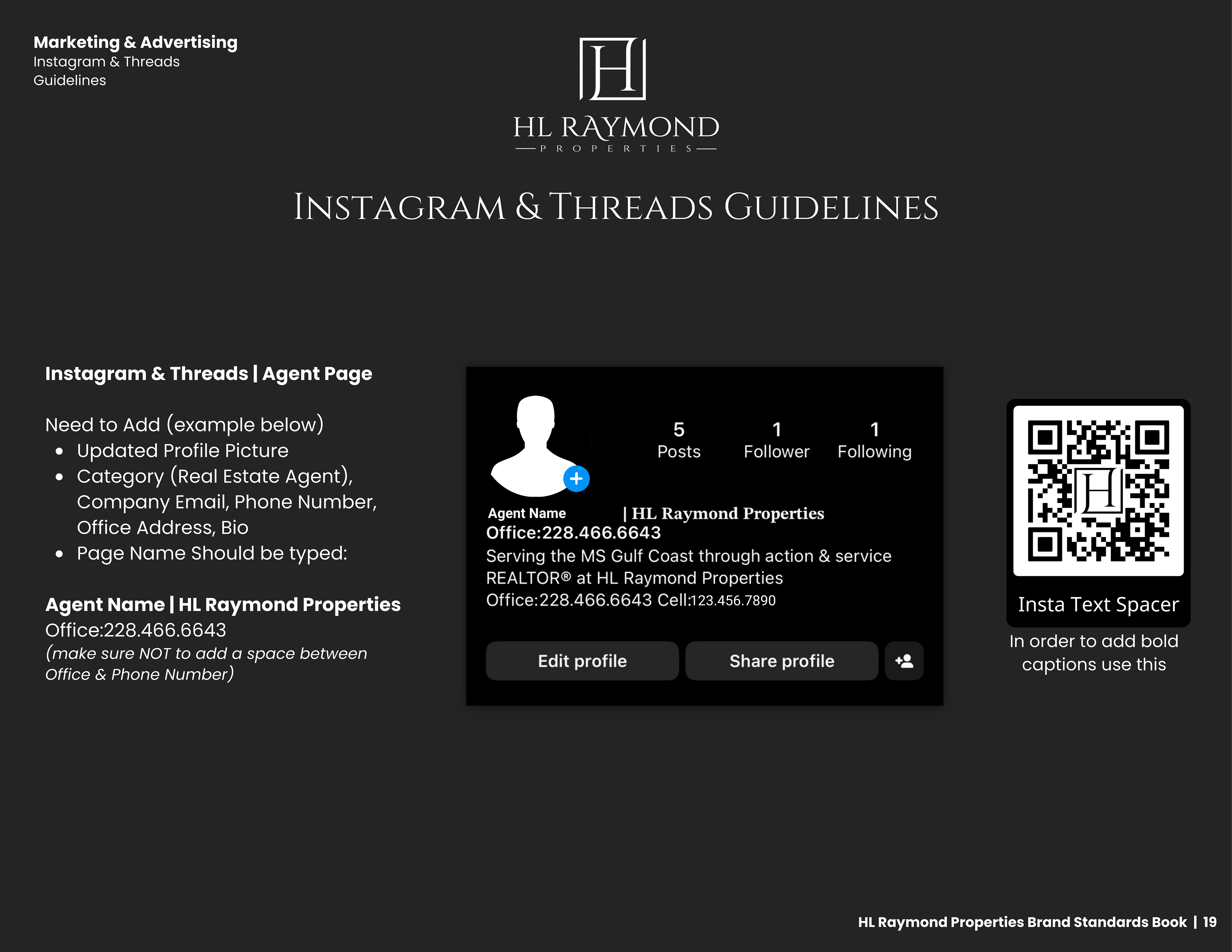 Instagram and Threads Guidelines