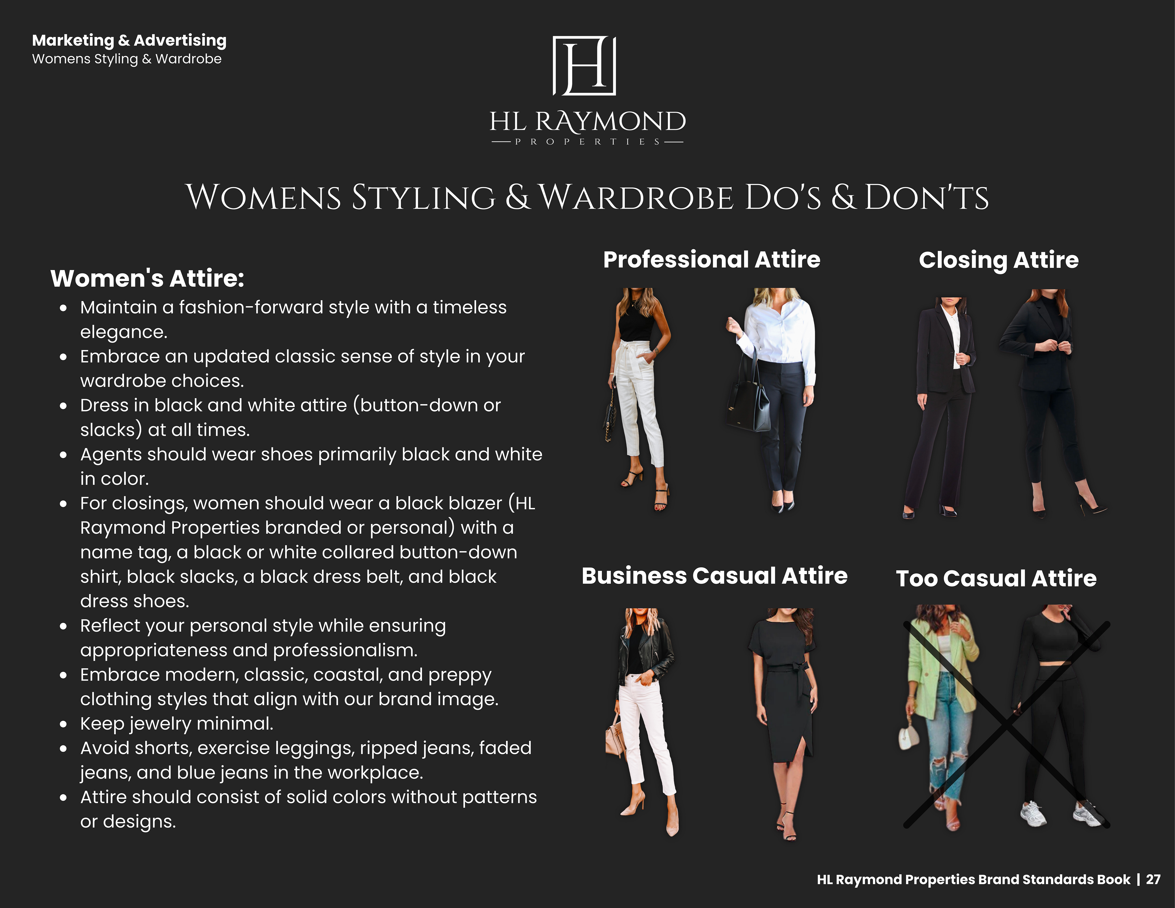 Womens Styling & Wardrobe Do's and Don'ts