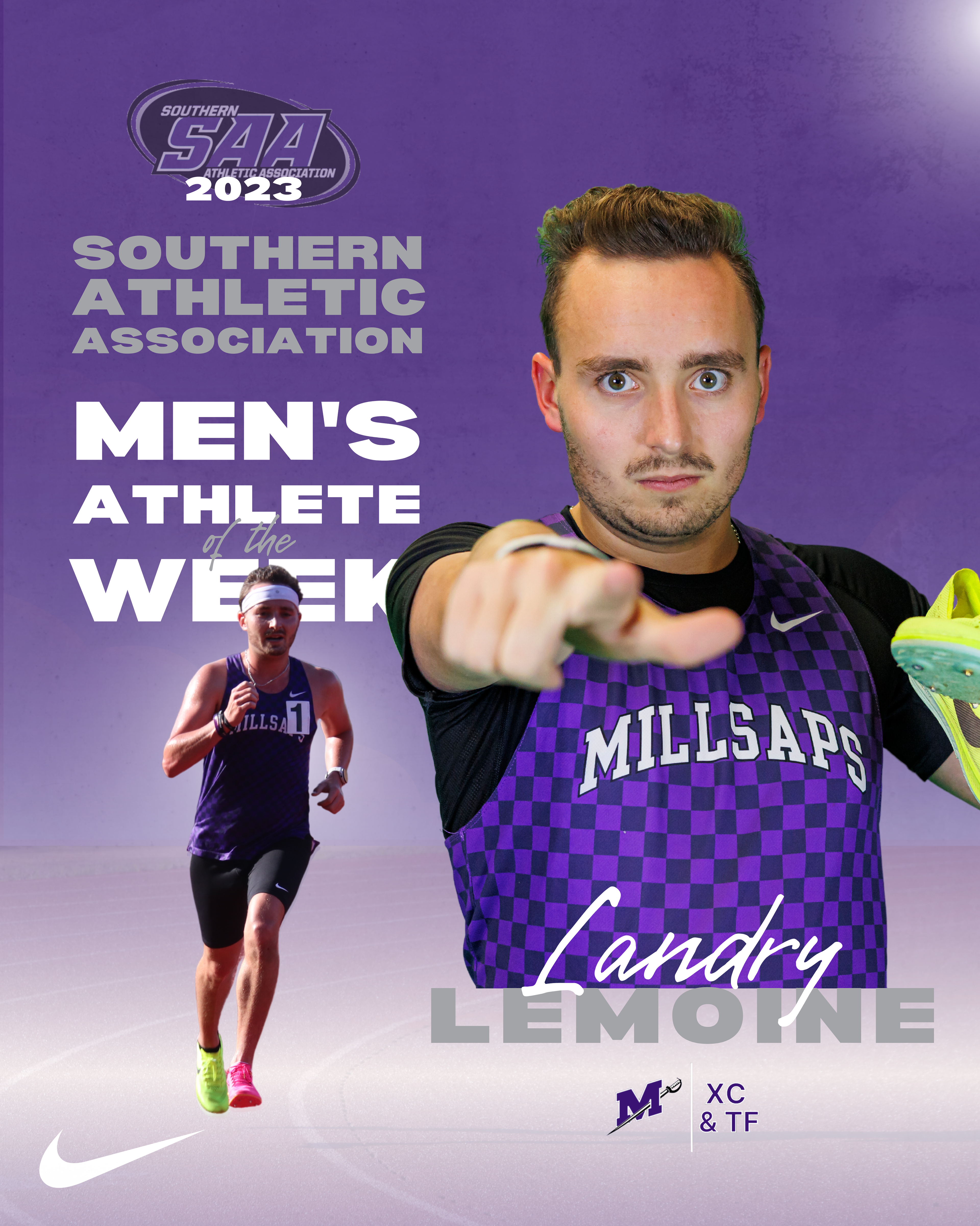 Men's Athlete of the Week Template