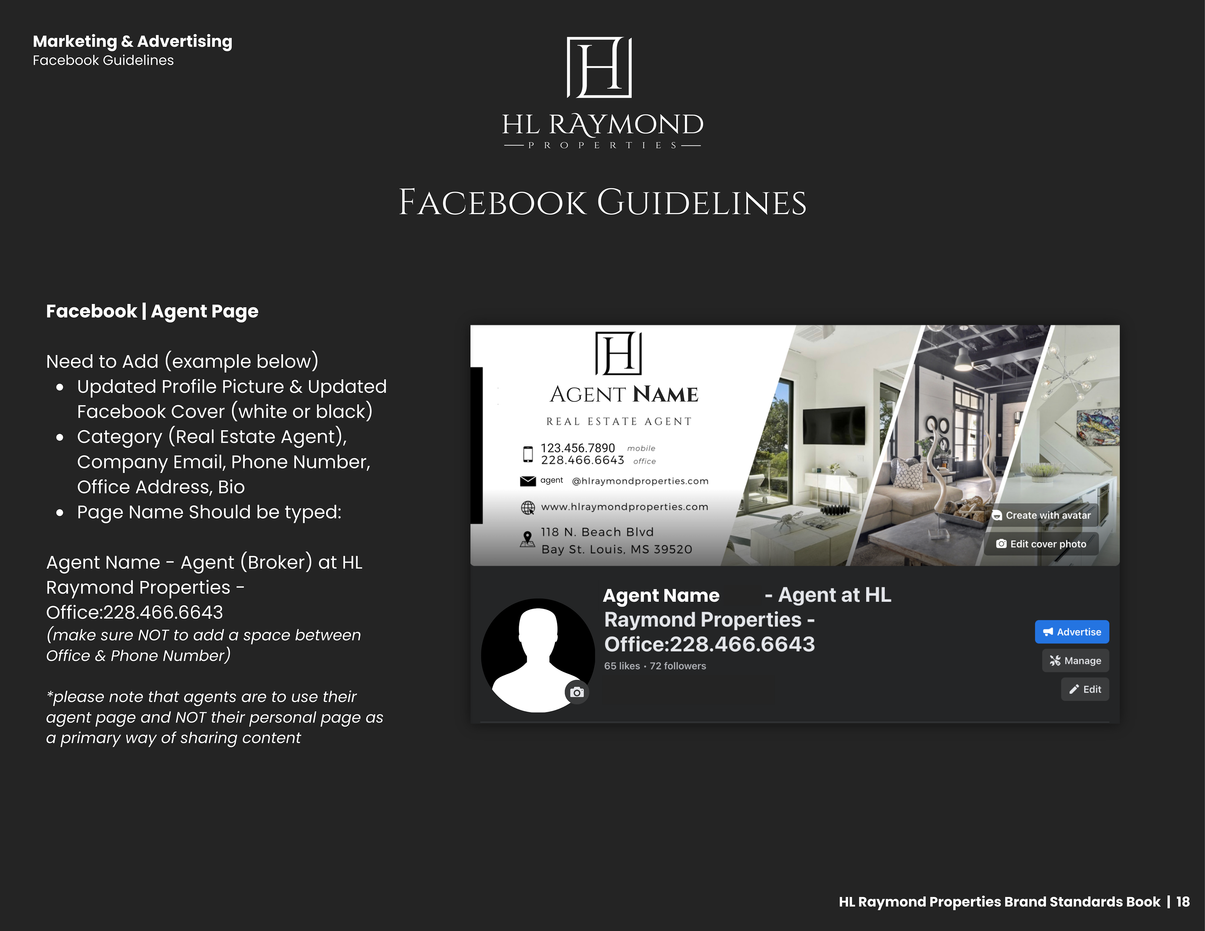 Facebook Guidelines