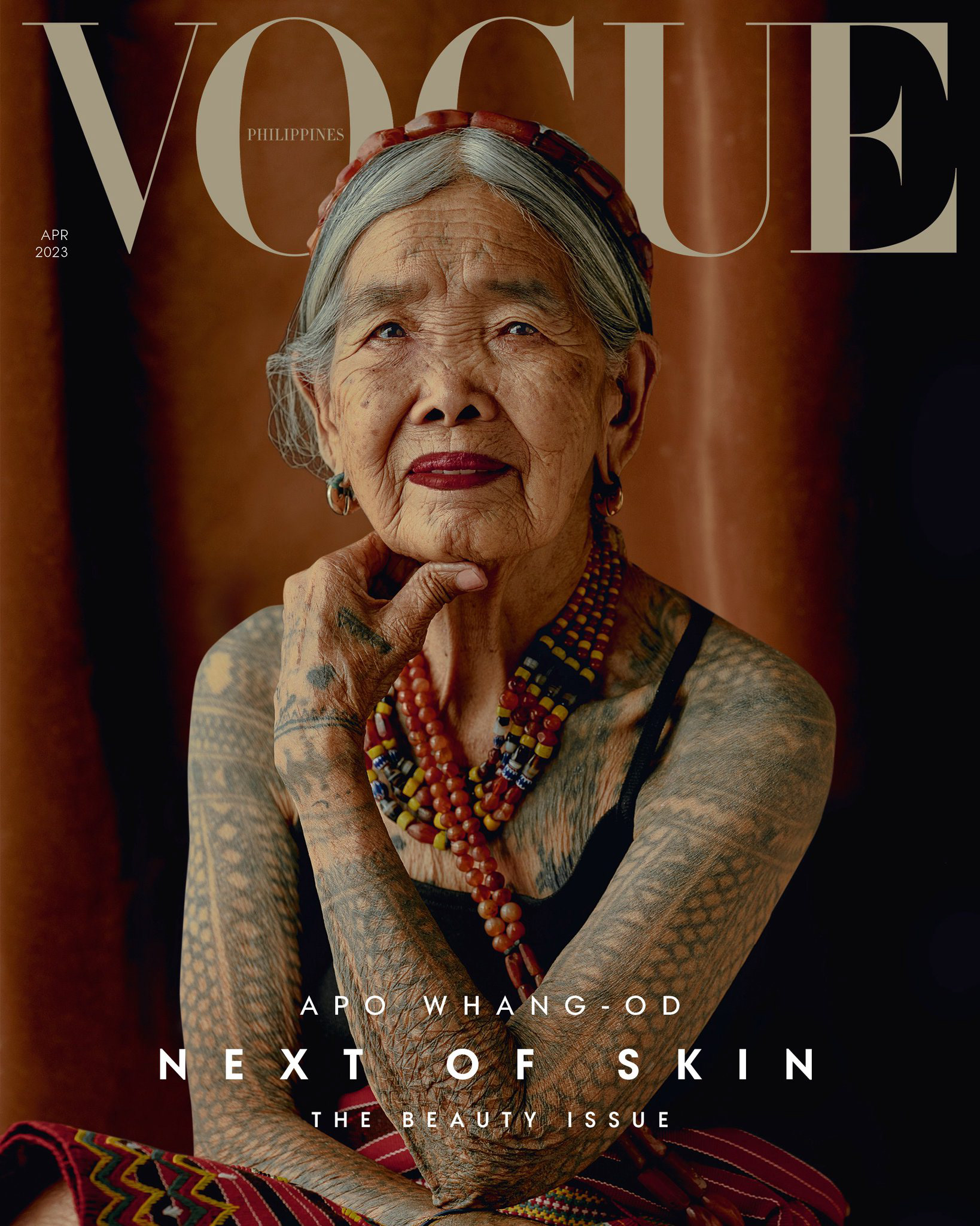 Audrey Carpio, A.N. (2023) Meet the 106-year-old woman keeping an ancient Filipino tattooing tradition alive, Vogue. Available at: https://www.vogue.com/article/apo-whang-od-and-the-indelible-marks-of-filipino-identity (Accessed: 10 April 2023).