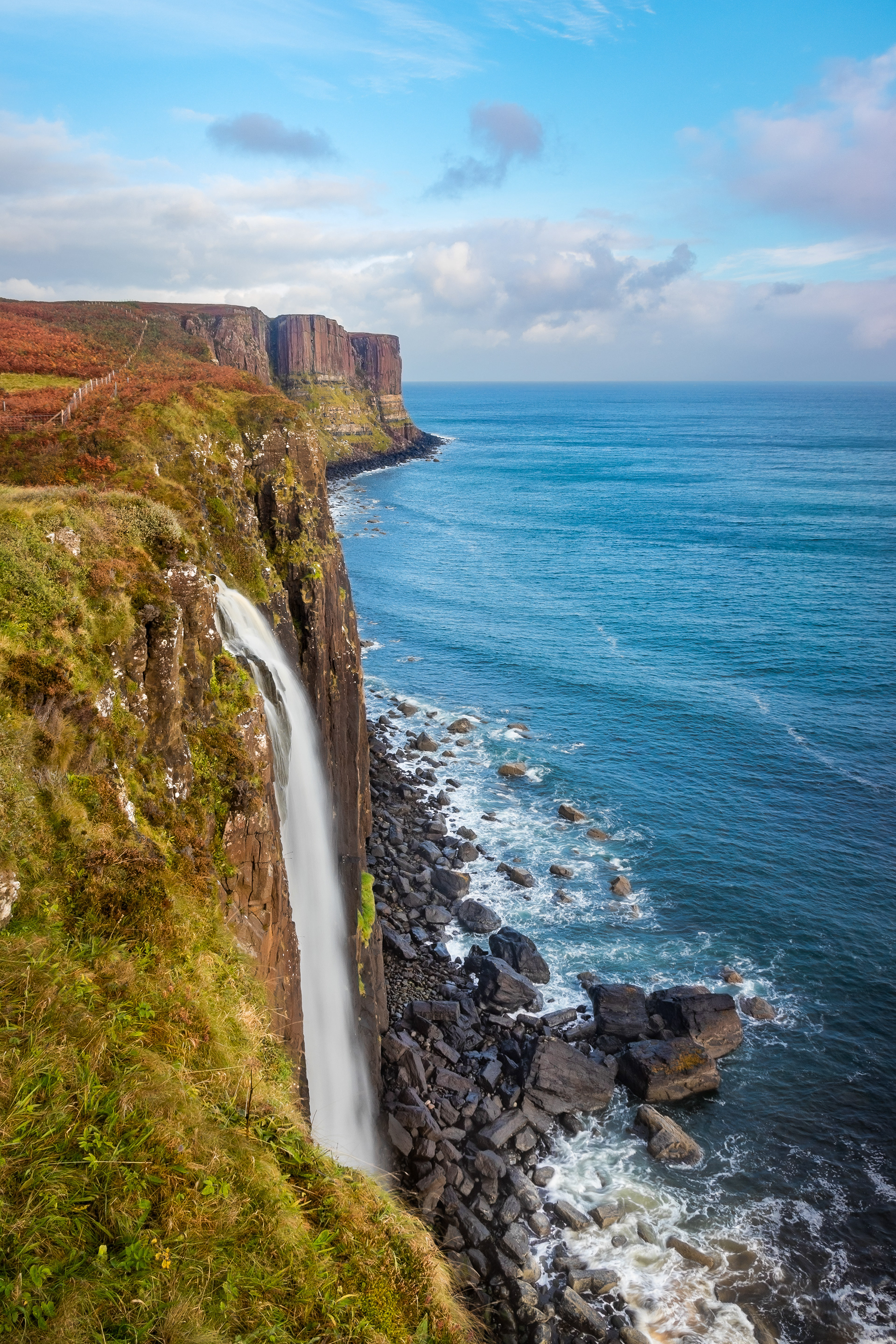 Kilt Rock and Mealt Falls, Isle of Skye