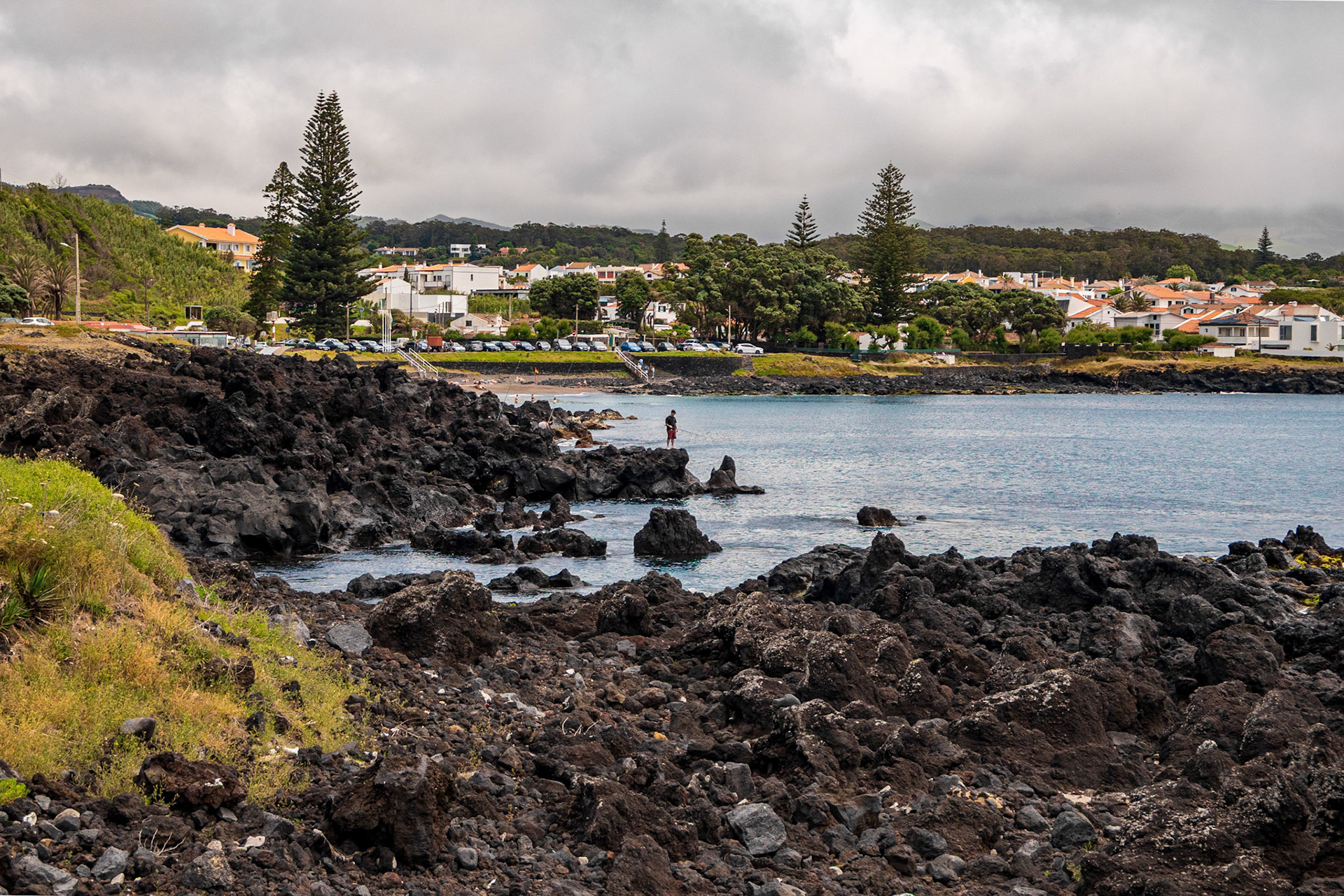 Fishermen in São Roque Beach 