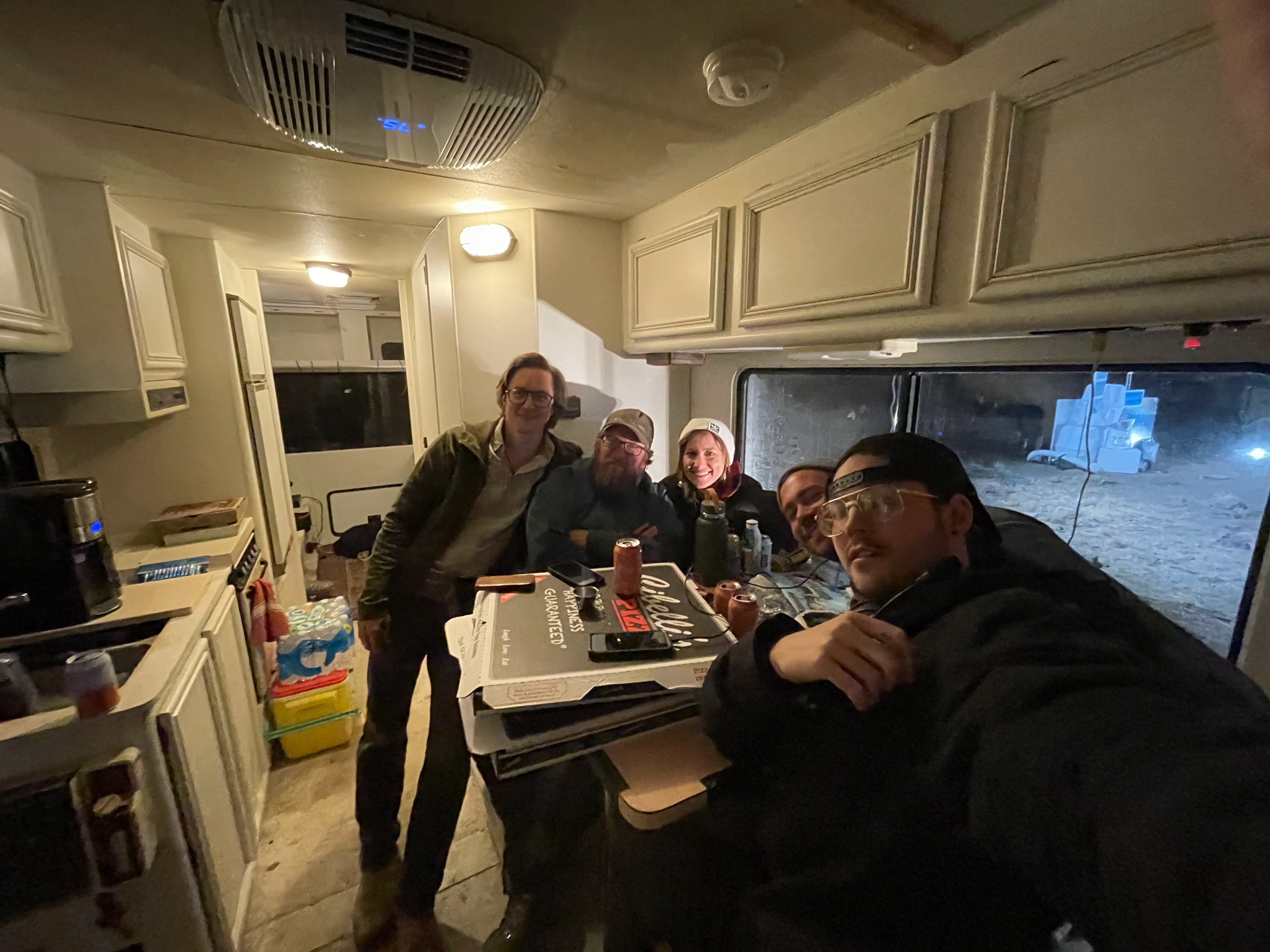 On set with the crew during our first Turtle shoot.