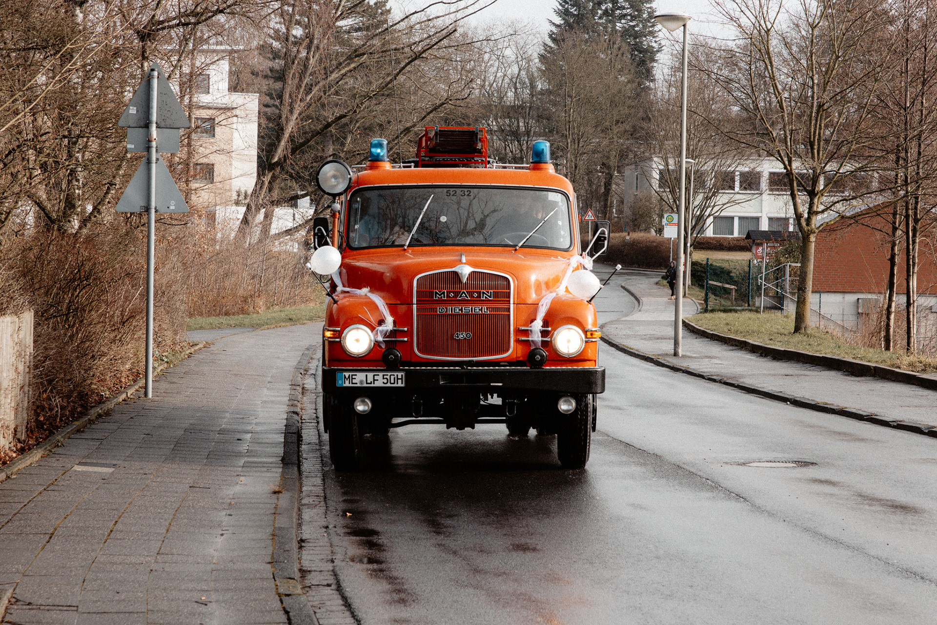 MAN-Feuerwehrwagen in Mettmann