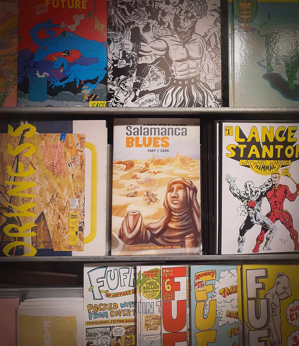 Salamanca Blues on the shelves at Gosh!