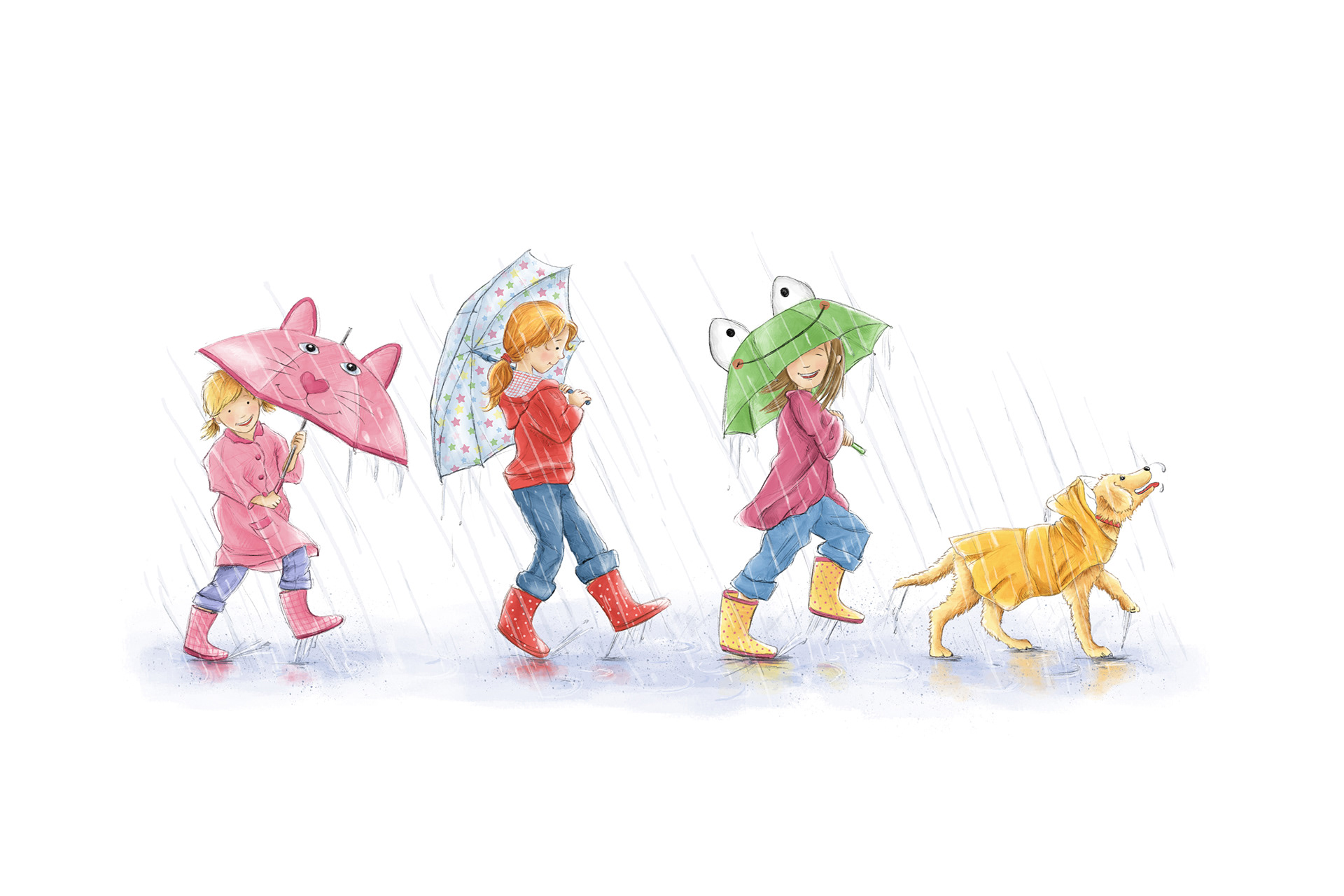 Rain | Illustration Friday