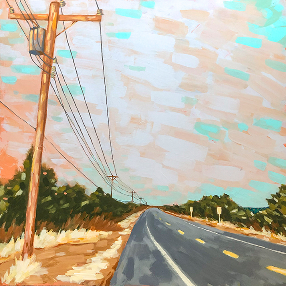 Ocean Drive 1 - 24" x 24" (Sold)