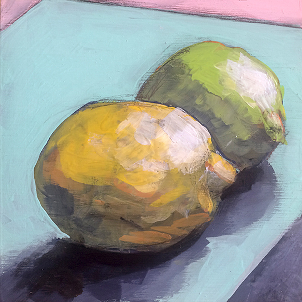 Lemon Lime - 6" x 6" (Sold)