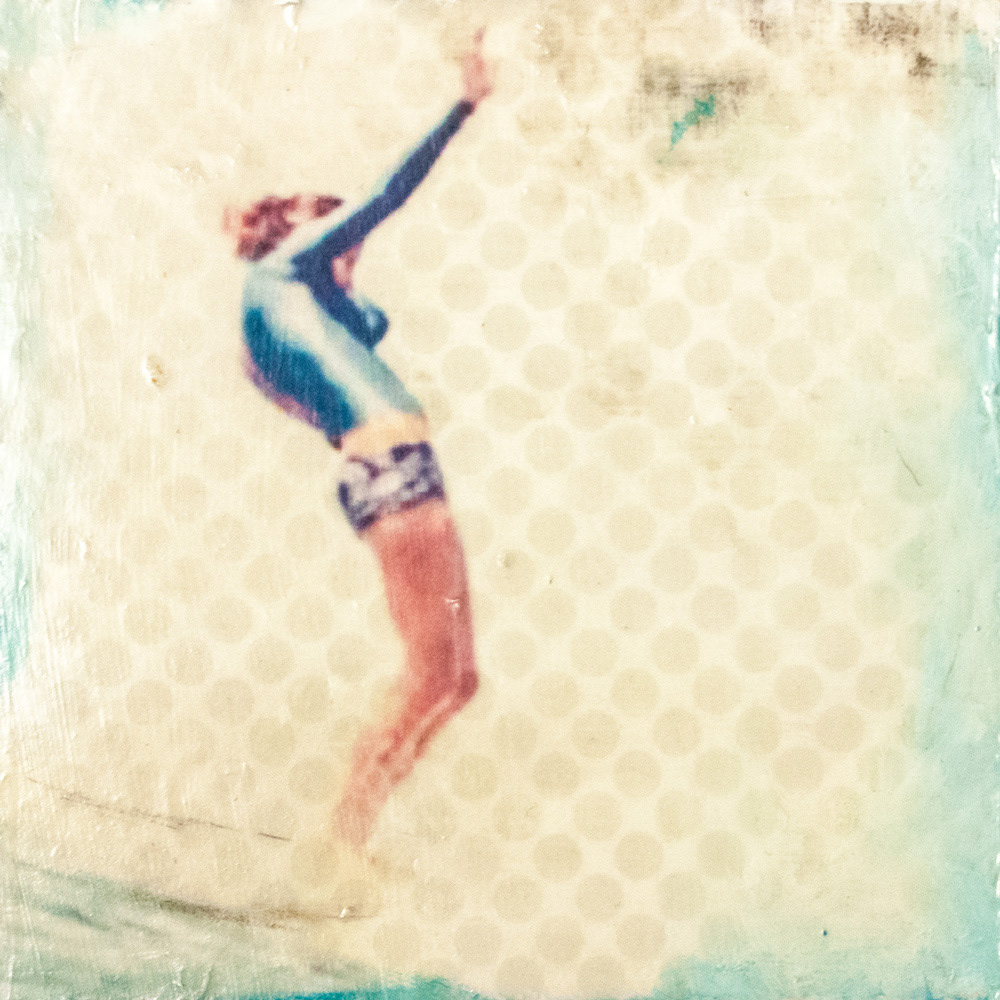 Surfer 4 - 6" x 6" (Sold)