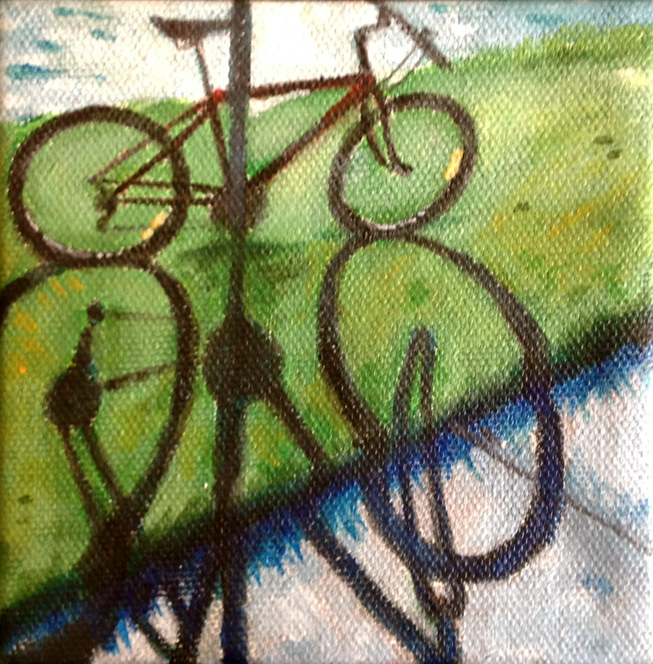 Bike 7 - 6" x 6" (Sold)