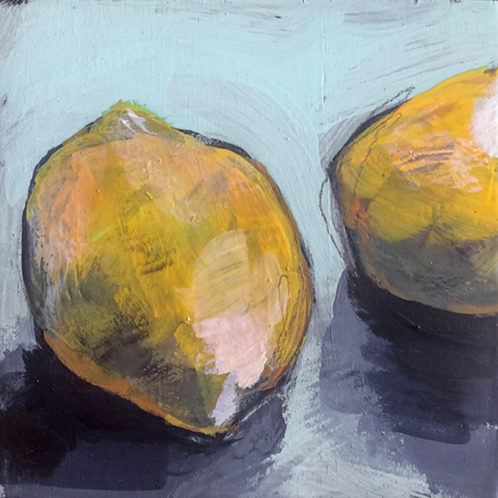 Lemon Lemon - 6" x 6" (Sold)