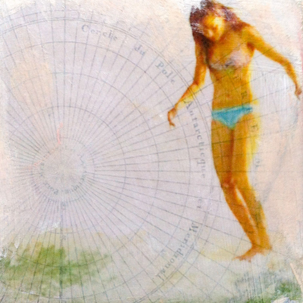 Surfer 1 - 6" x 6" (Sold)