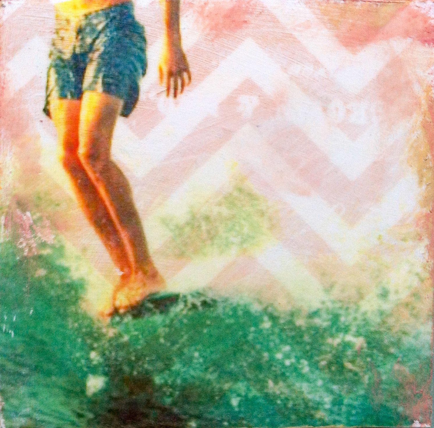 Surfer 7 - 6" x 6" (Sold)