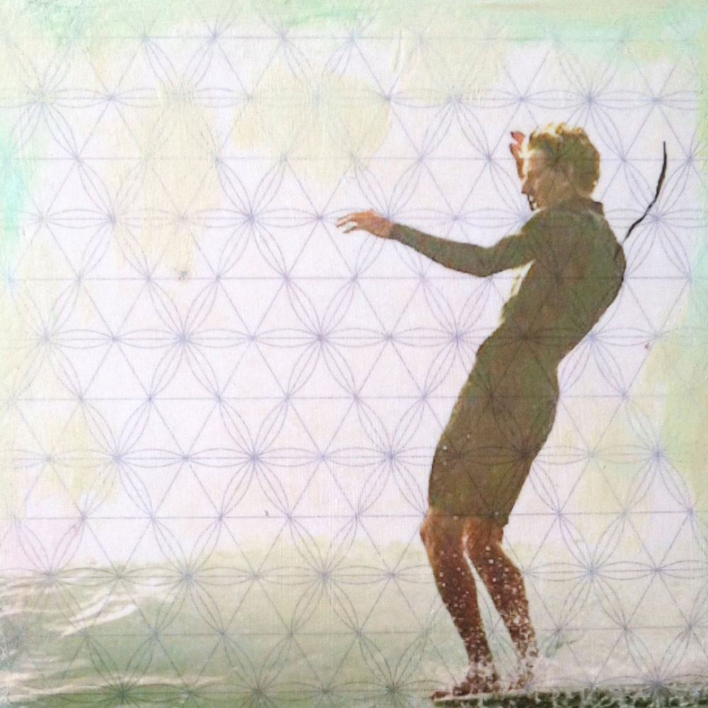 Surfer 5 - 6" x 6" (Sold)
