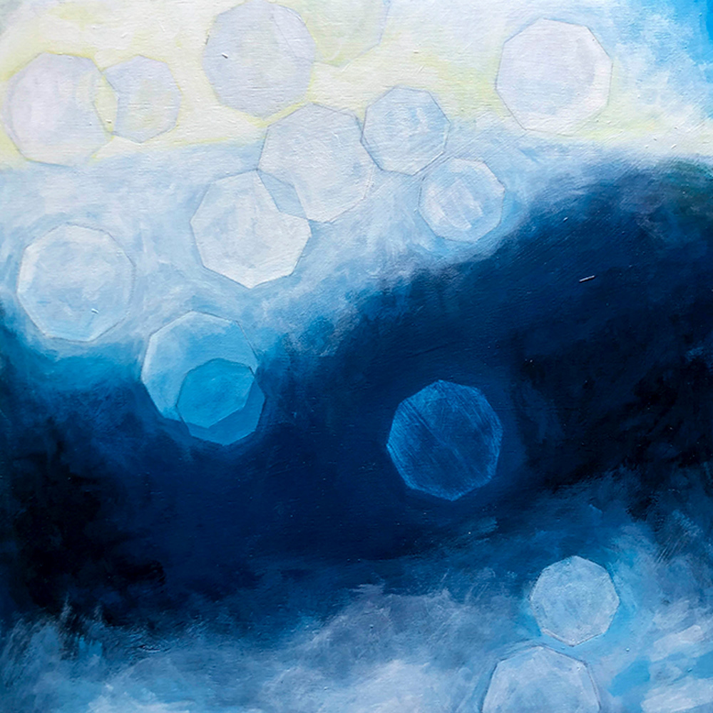 Bokeh 4 - 24" x 24" (Sold)