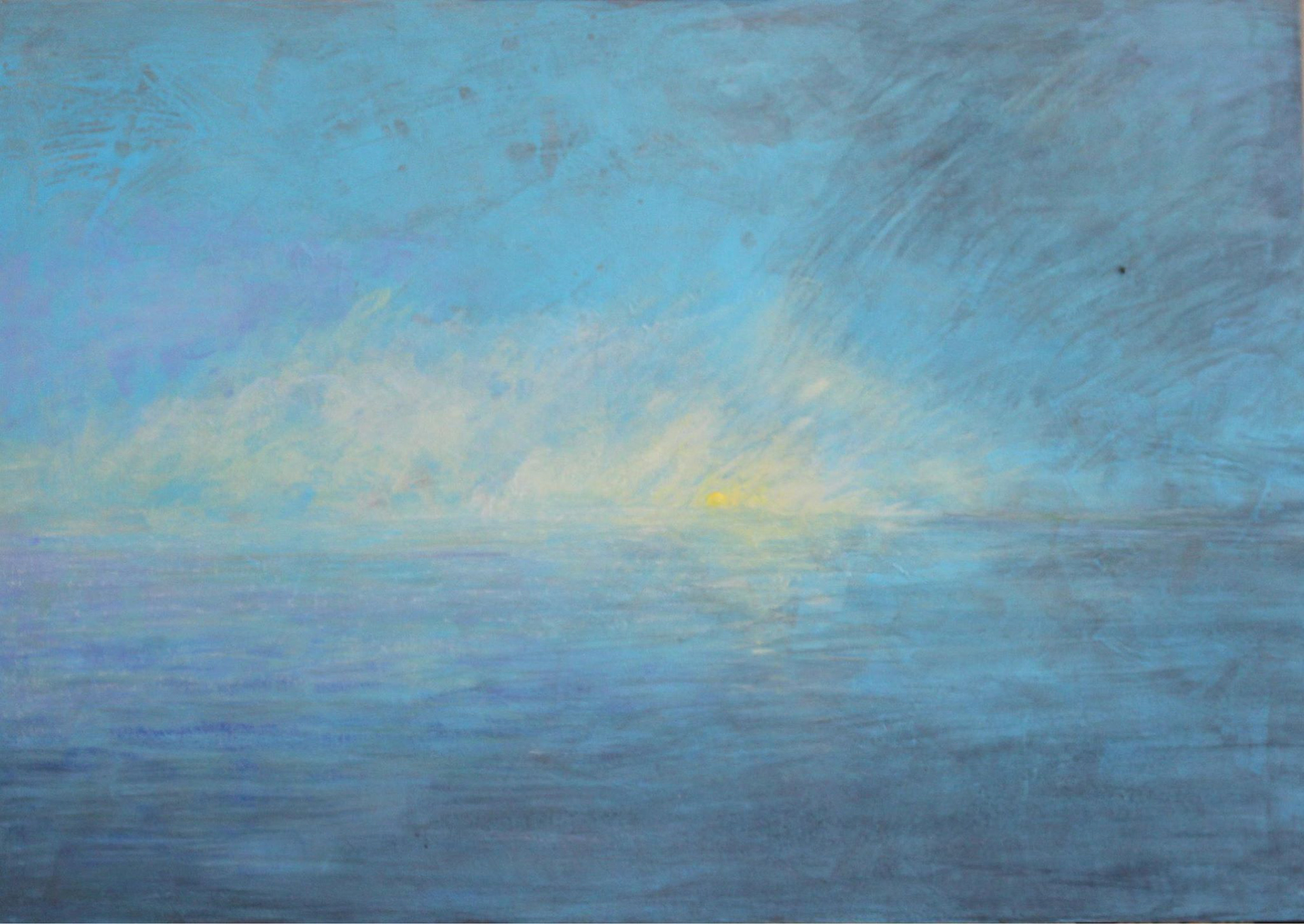 Marine - 2017 - Acrylique sur lin marouflé.