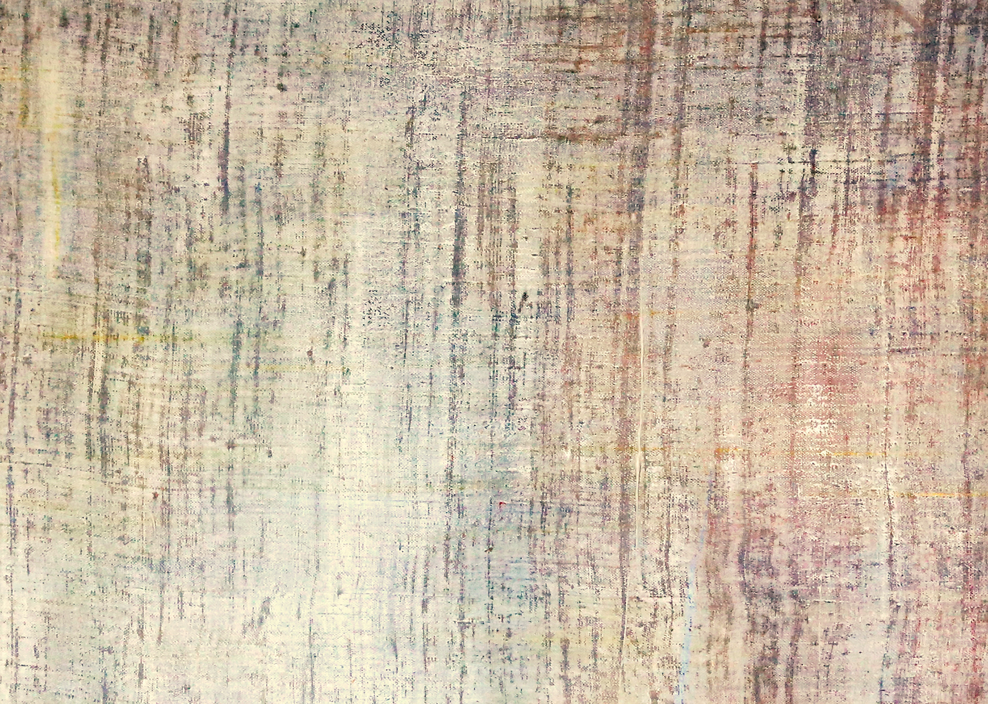 Organique - 2015 - Acrylique et craie sur lin marouflé.