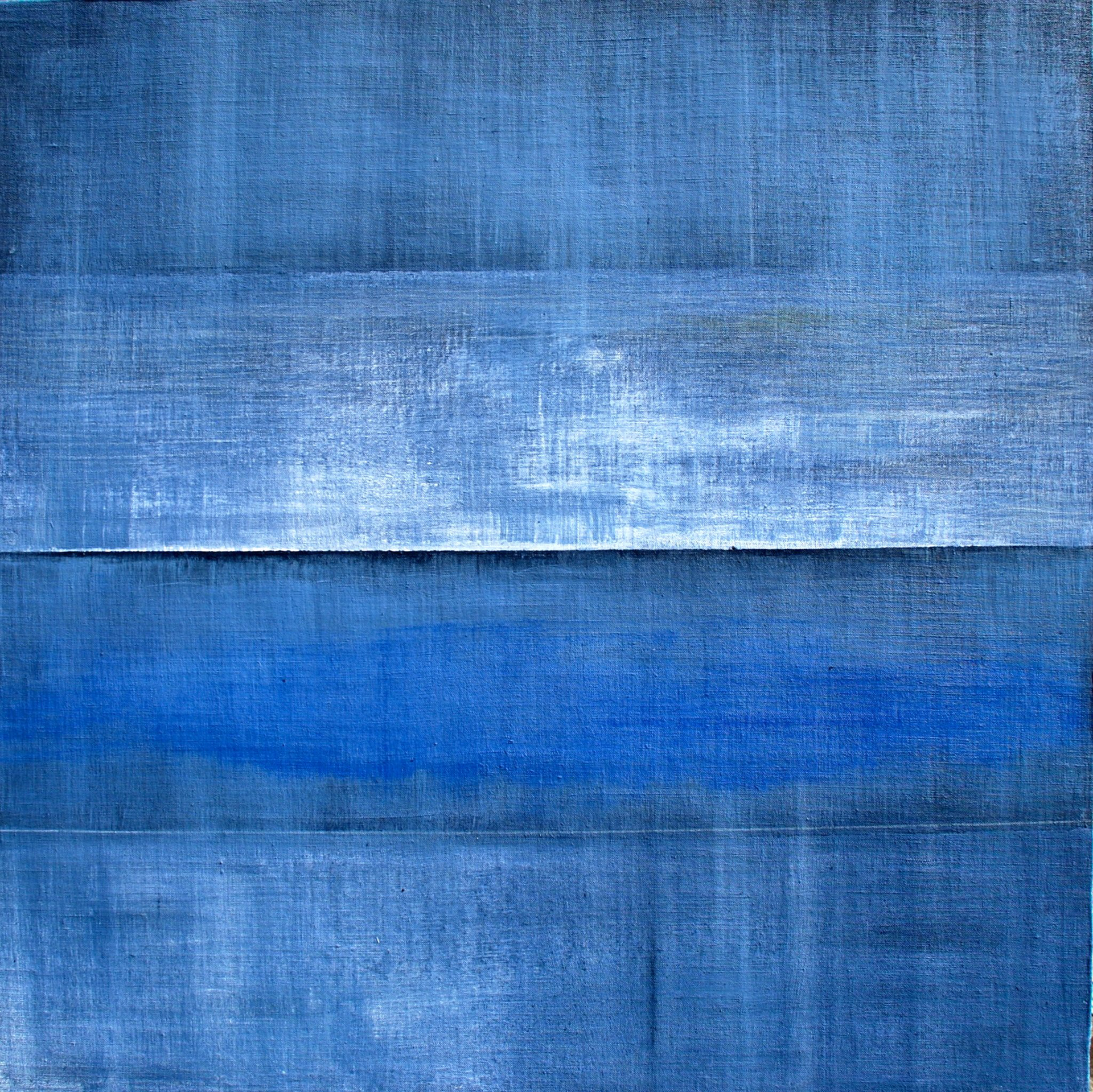 Bleu - 2015 - Acrylique sur lin marouflé.