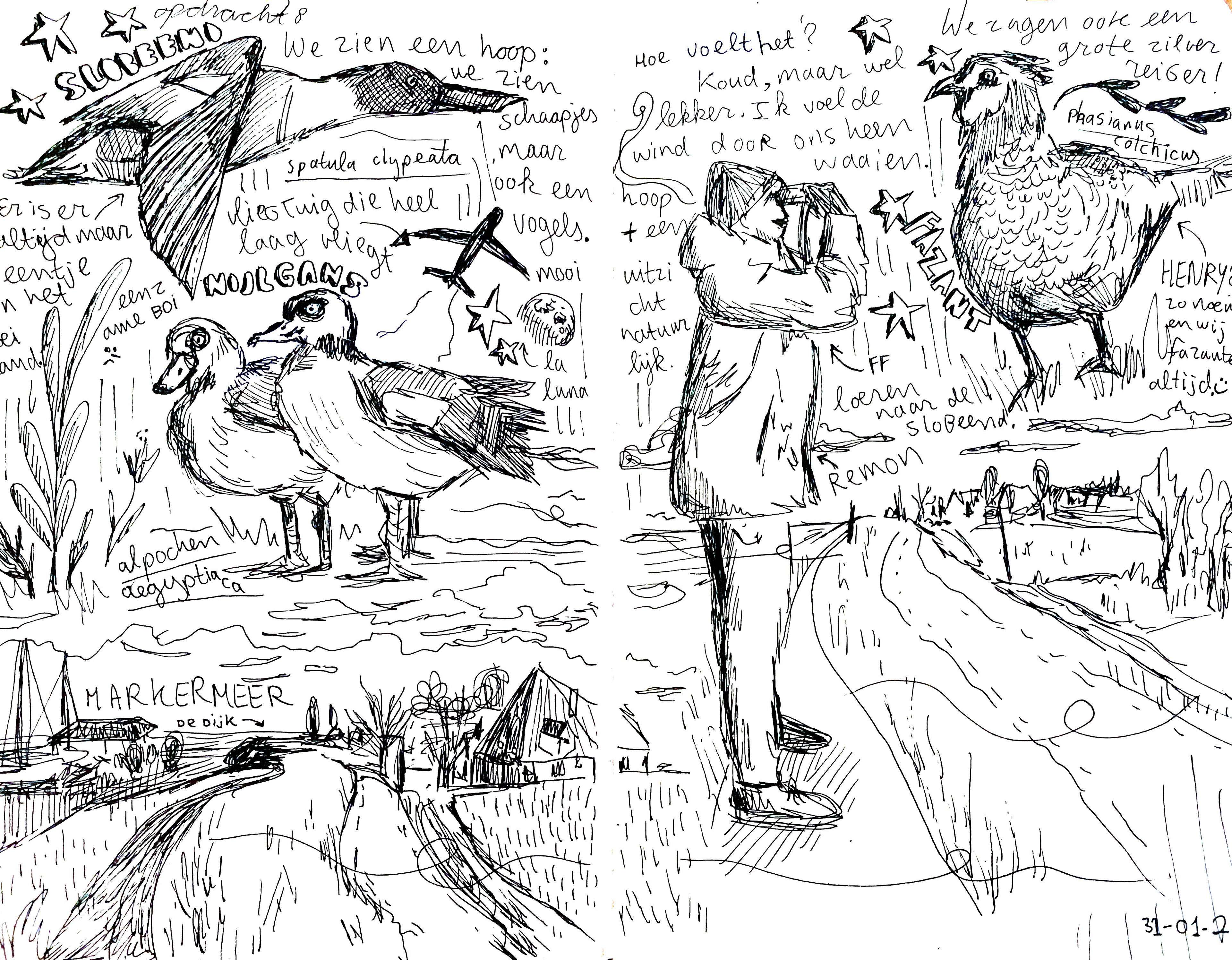 Tijdens de wandeling