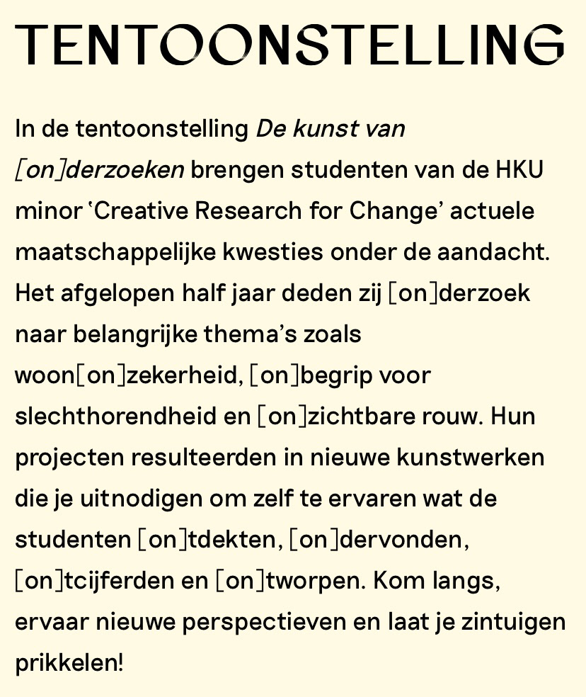 Tekst: Franca van Strien, Diede van den Broek, Veerle van Boom en Elisa Mayala