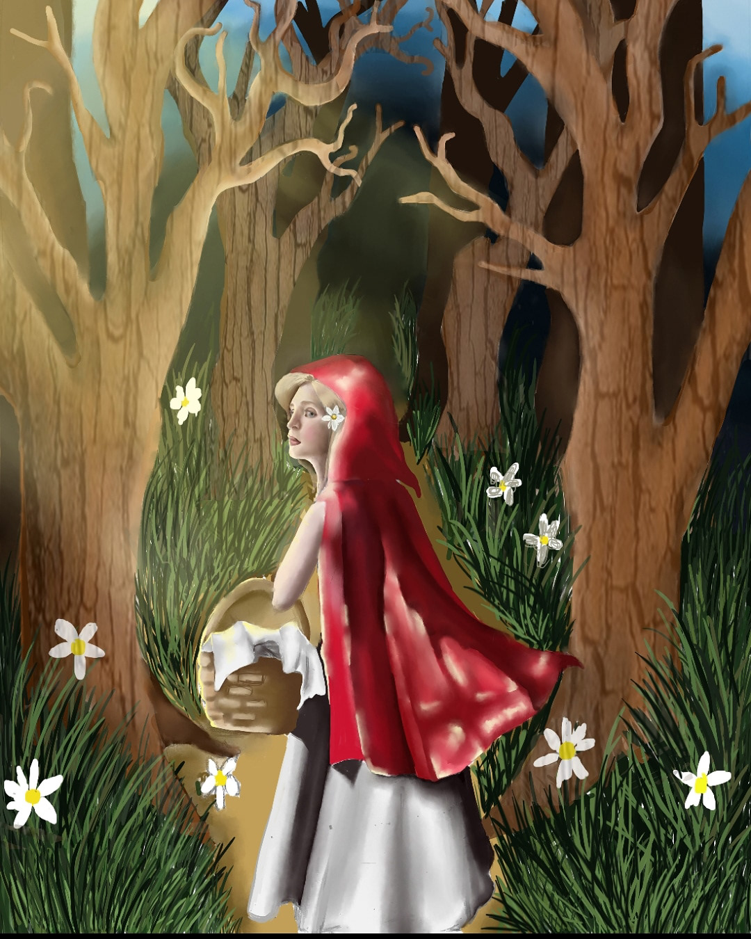 Little Red- Digital Painting