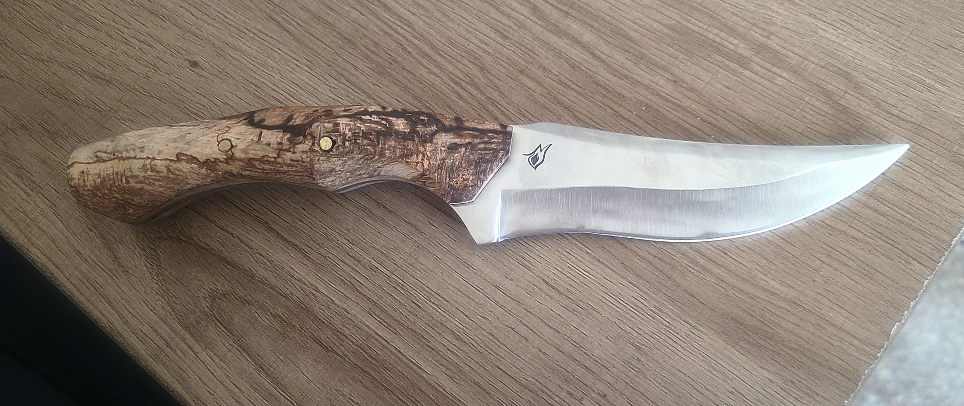 Makers Mark on Knife. 