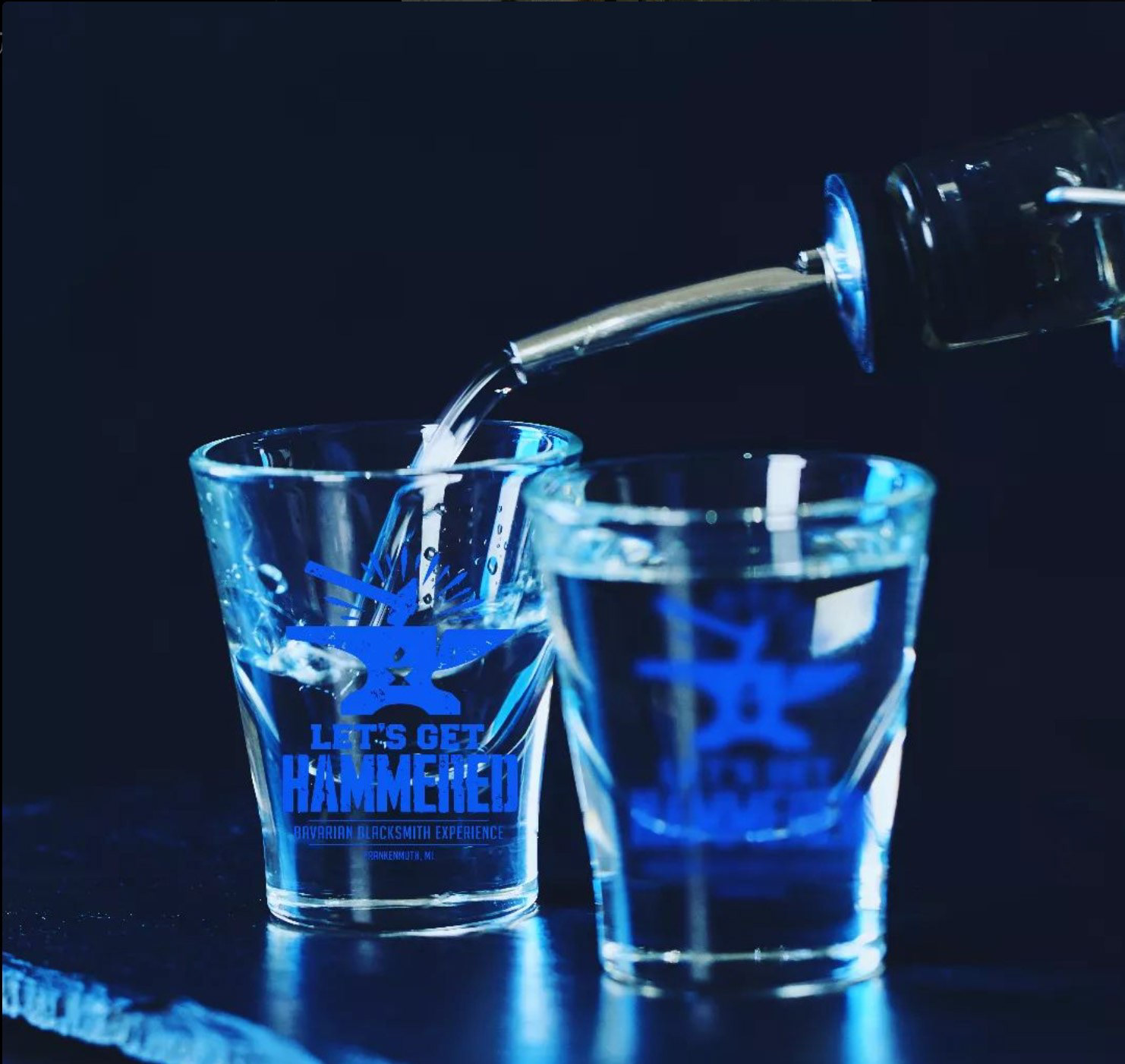 Shot Glass Advertisement