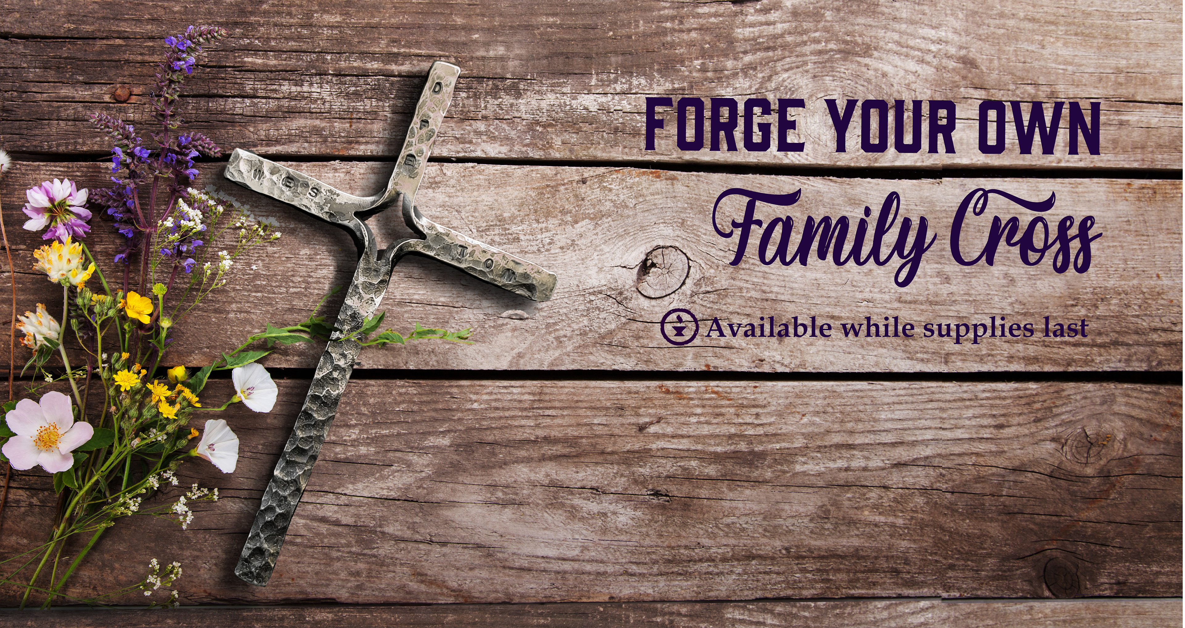 Easter Family Cross Banner Ad