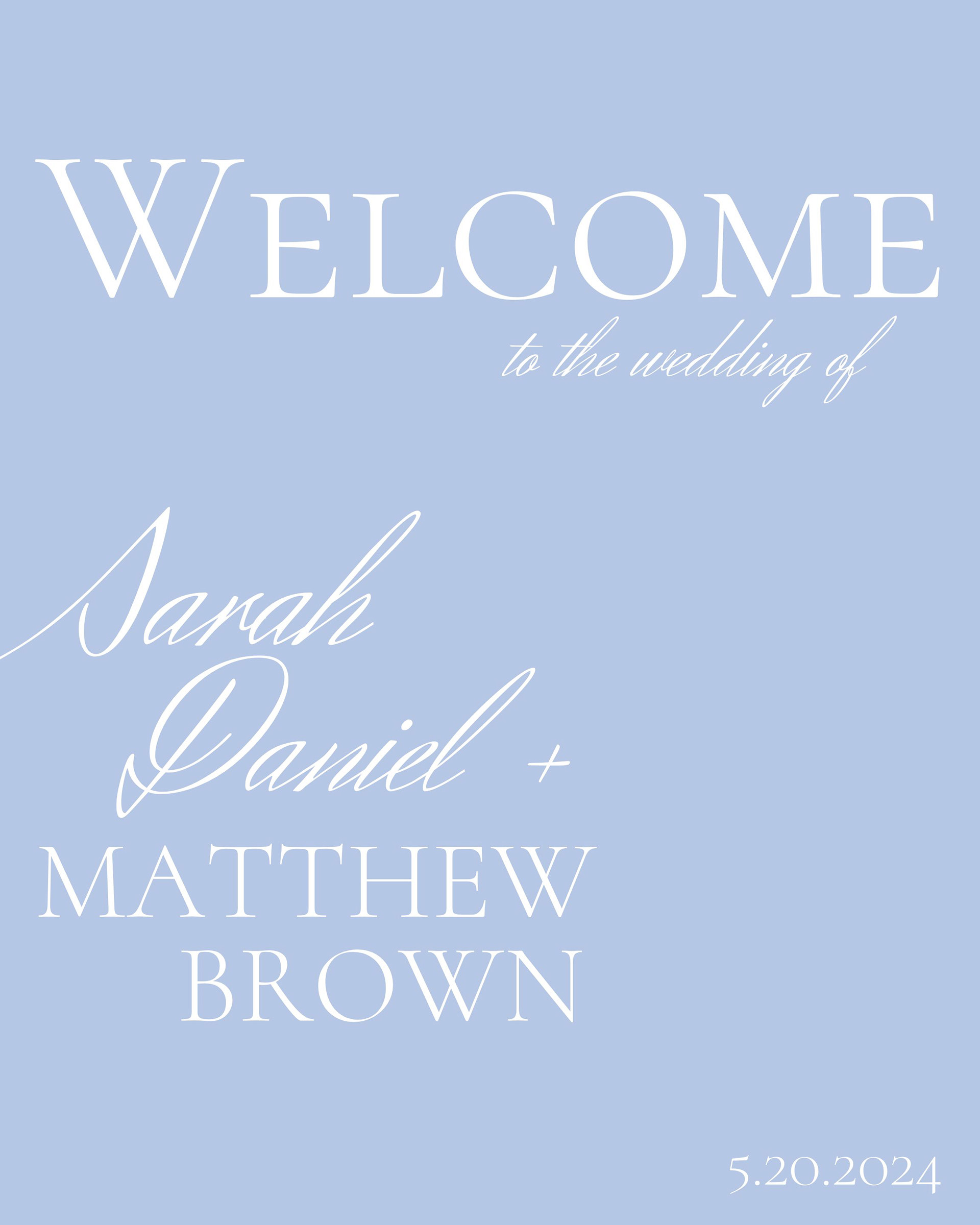 Welcome Sign