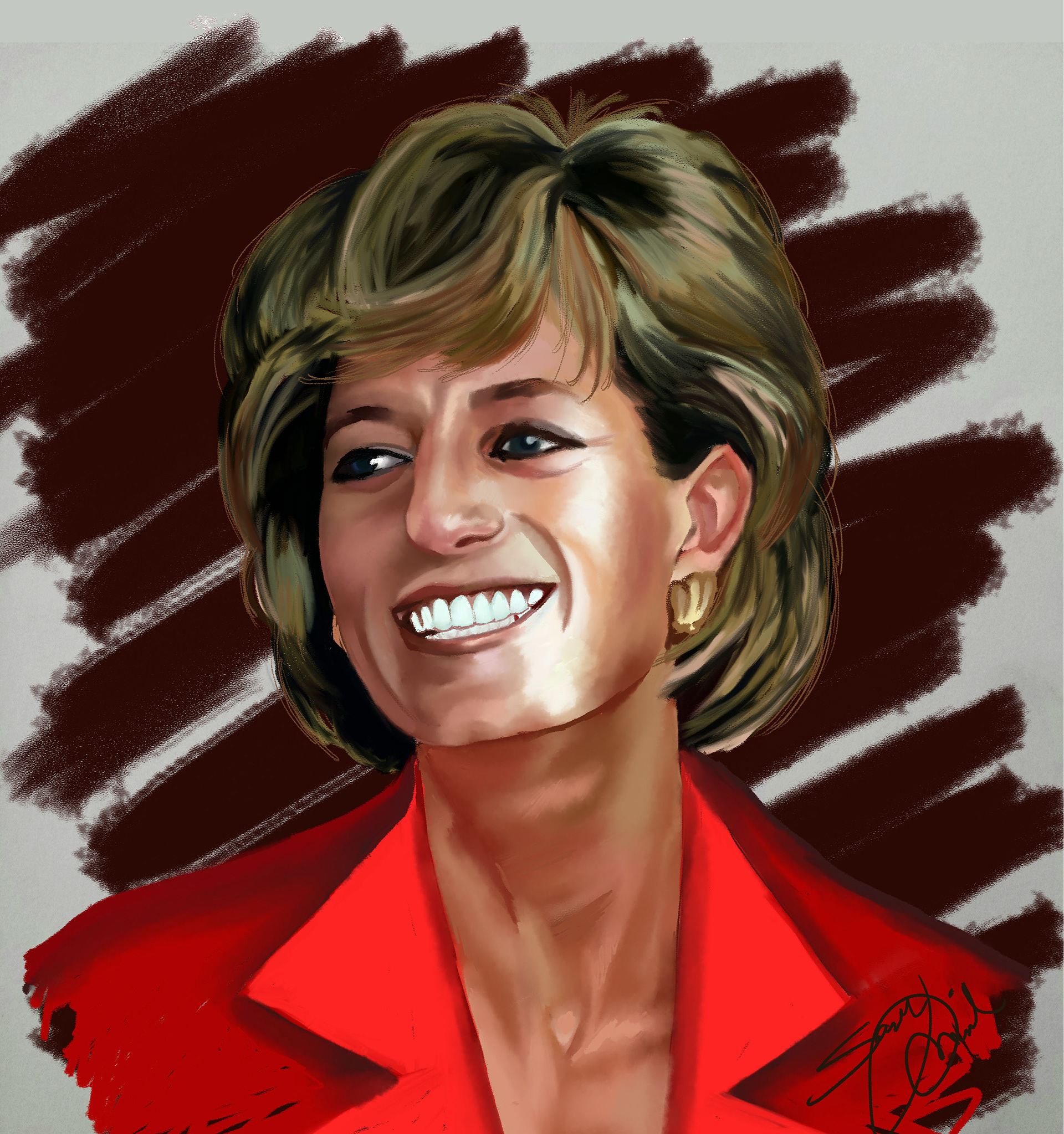 Princess Diana- Digital Painting